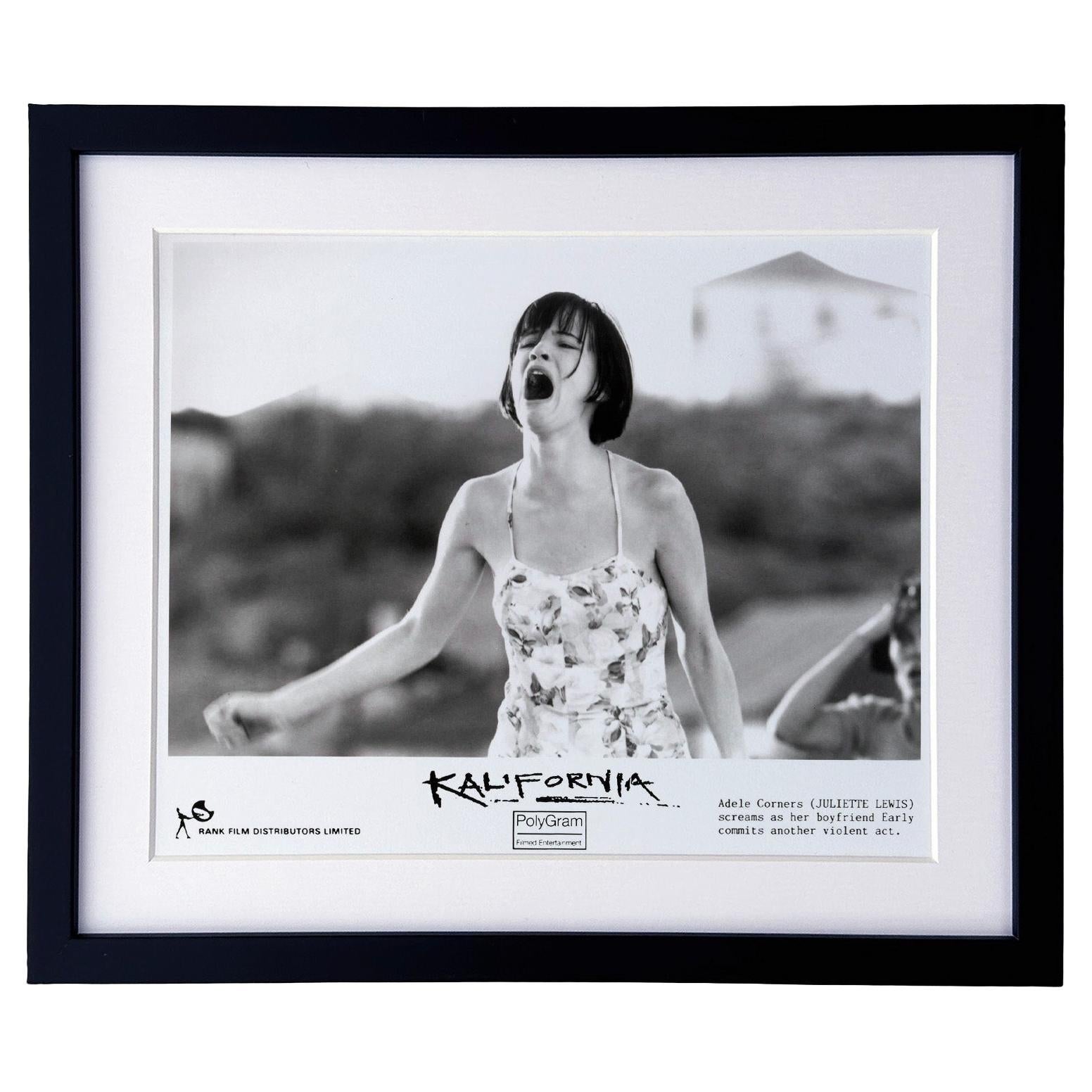 Kalifornia 1993 Publicity Film Movie Press Still Framed