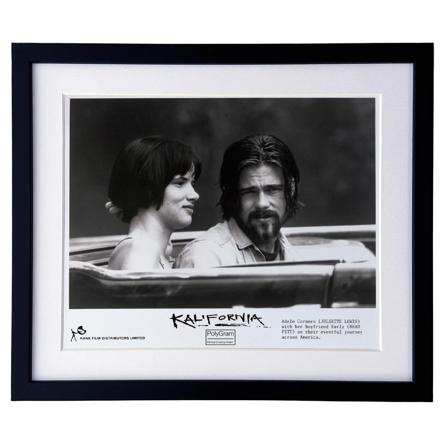 Kalifornia 1993 Publicity Film Movie Press Still Framed en vente