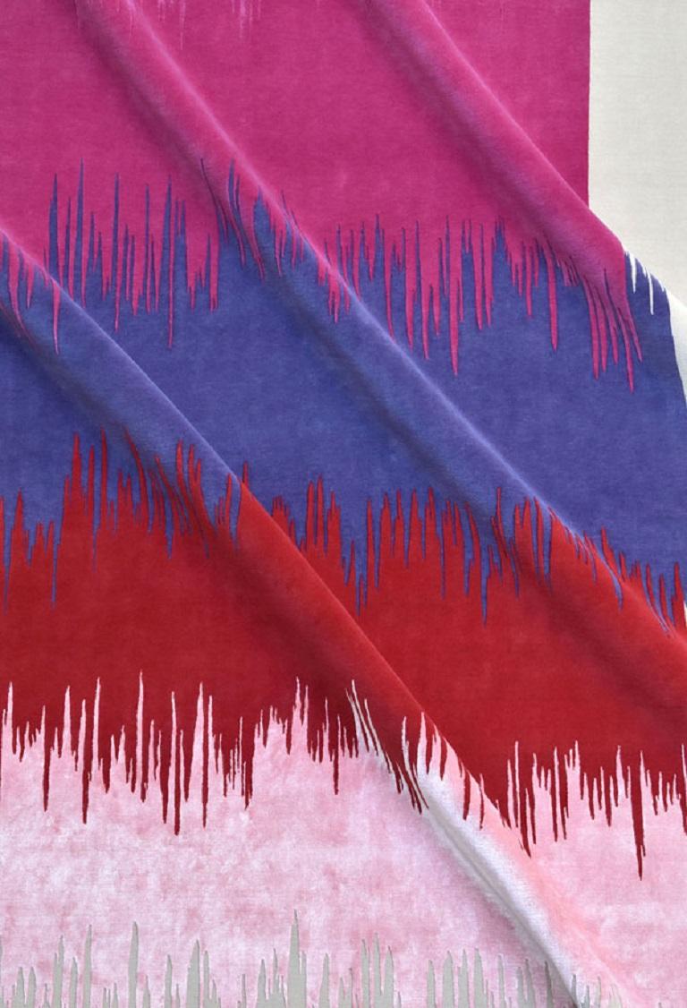 Tapis contemporain abstrait 