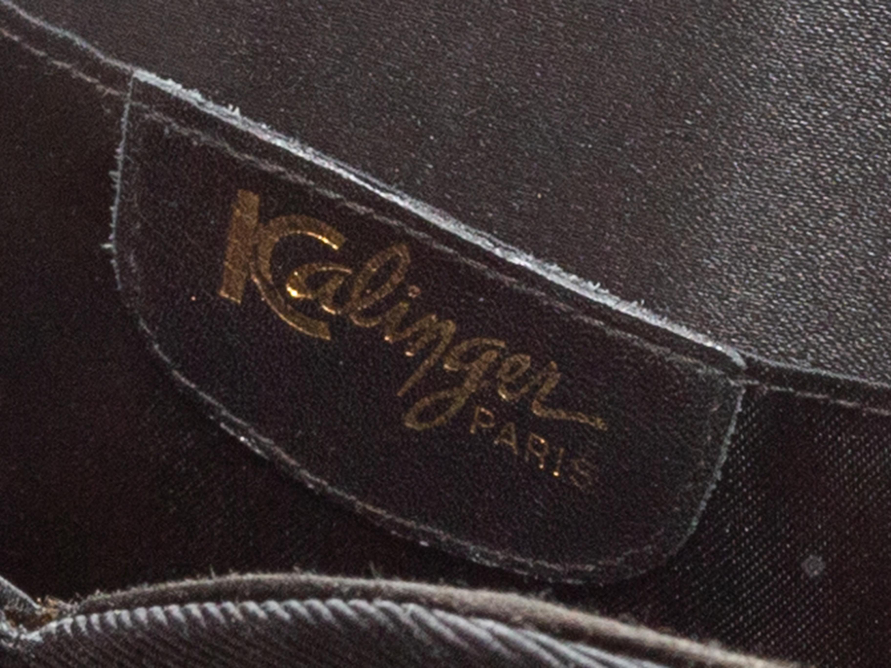 Women's Kalinger Black & Multicolor Paris Floral Handbag