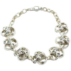 Kalinger Paris Collier ras du cou médaillon orné de bijoux en argent