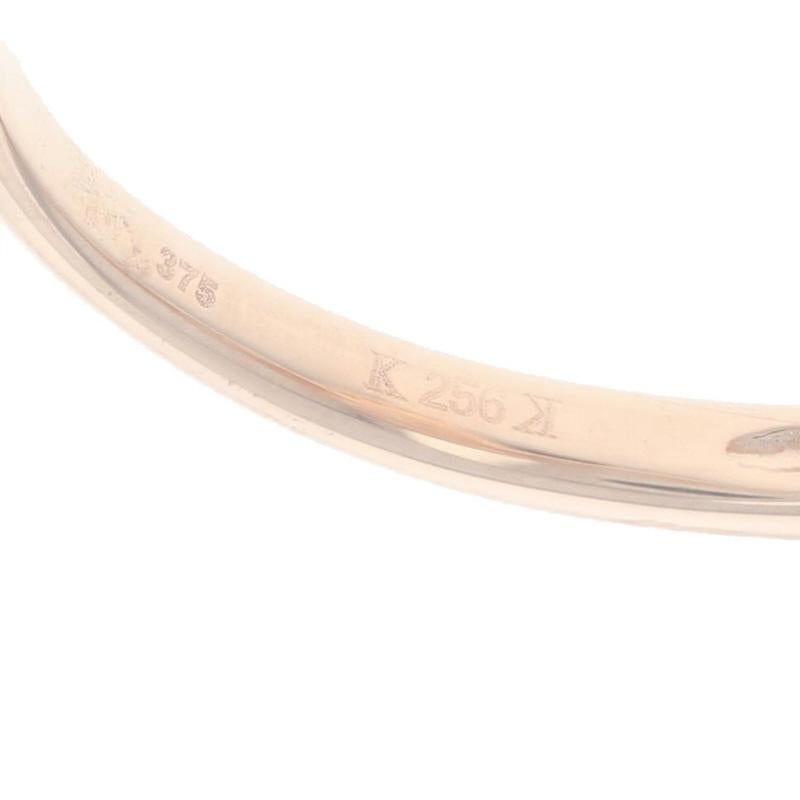 Kallati Morganit & Diamant Halo-Ring - Roségold 9k Oval 3,08ctw 1