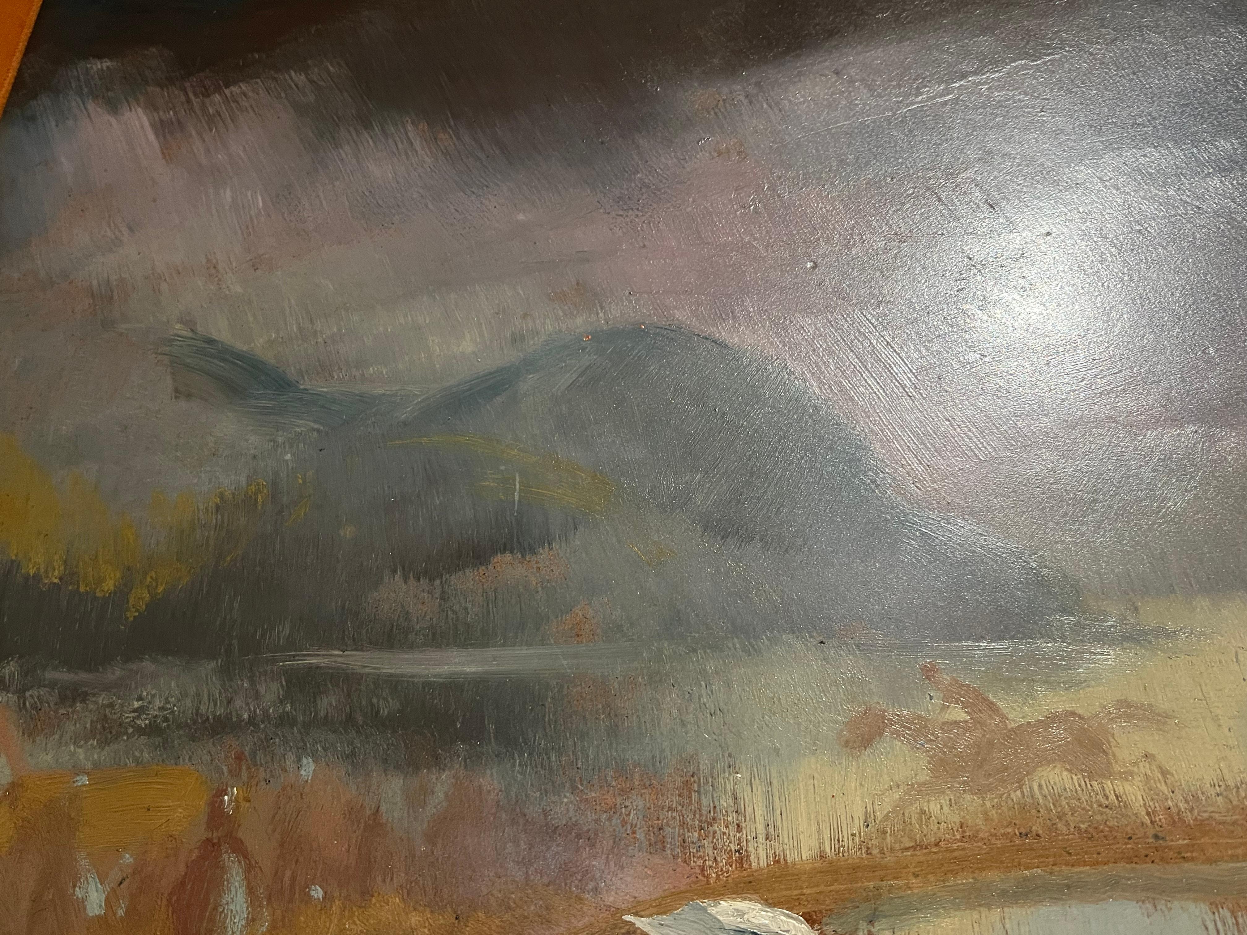 Contadini che ballano - Painting Altro stile artistico di Kalman Istokovits