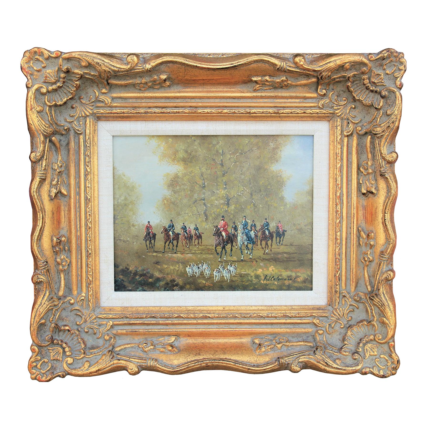 hunting party painting