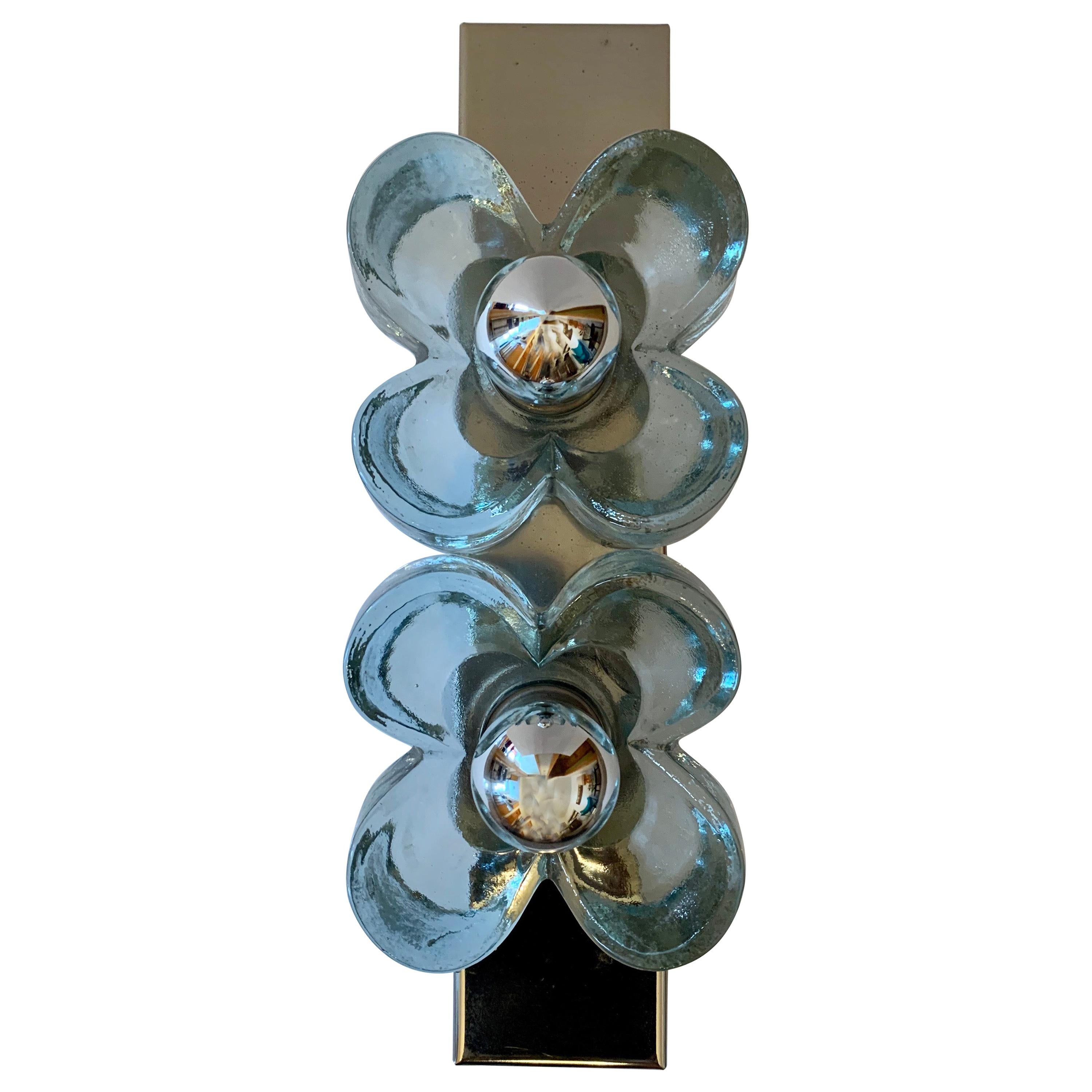 Aplique de Cristal Austriaco Floral Kalmar 1960 en venta