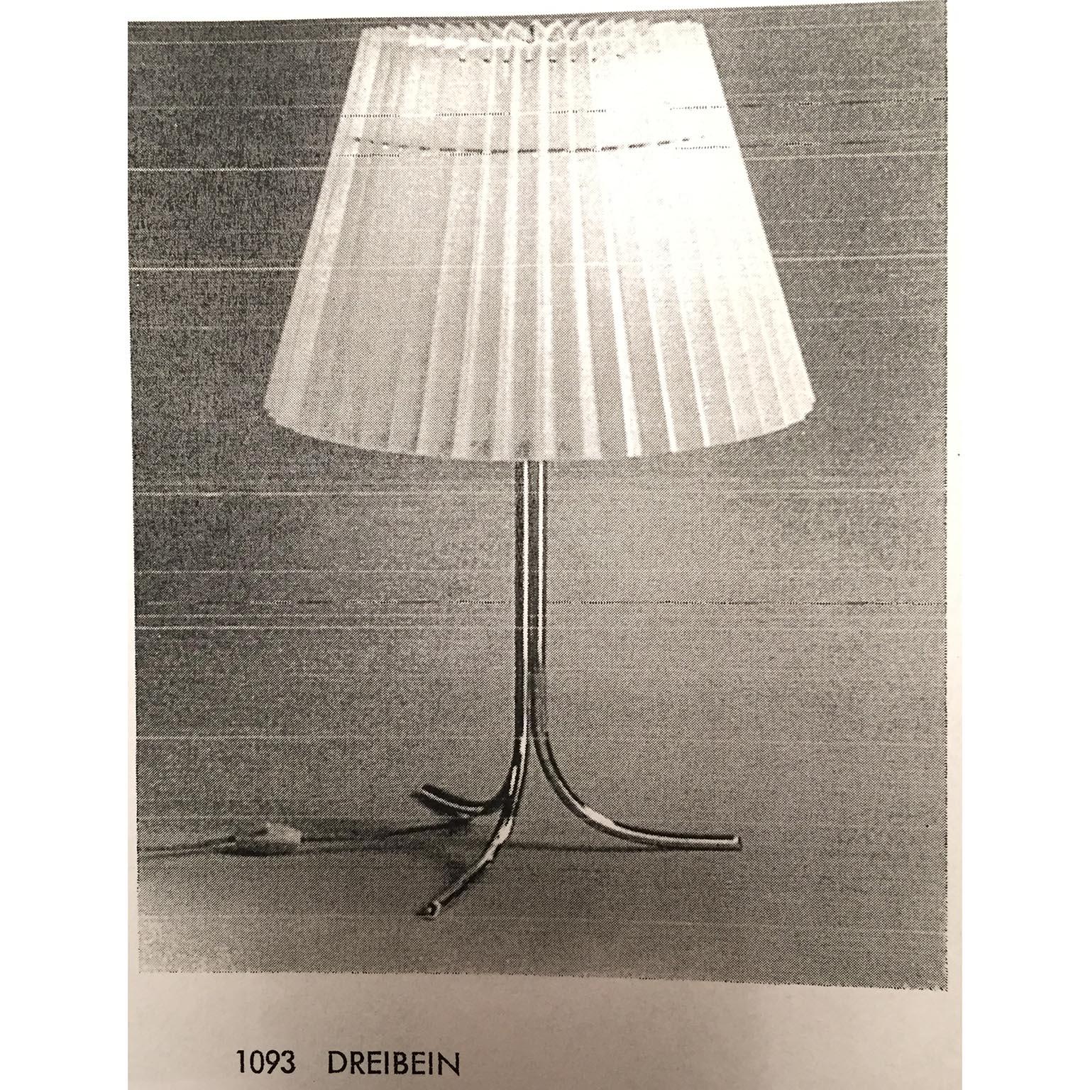Kalmar Brass Tripod Table Lamp 'Dreibein' Model 1093, Austria, 1960 2