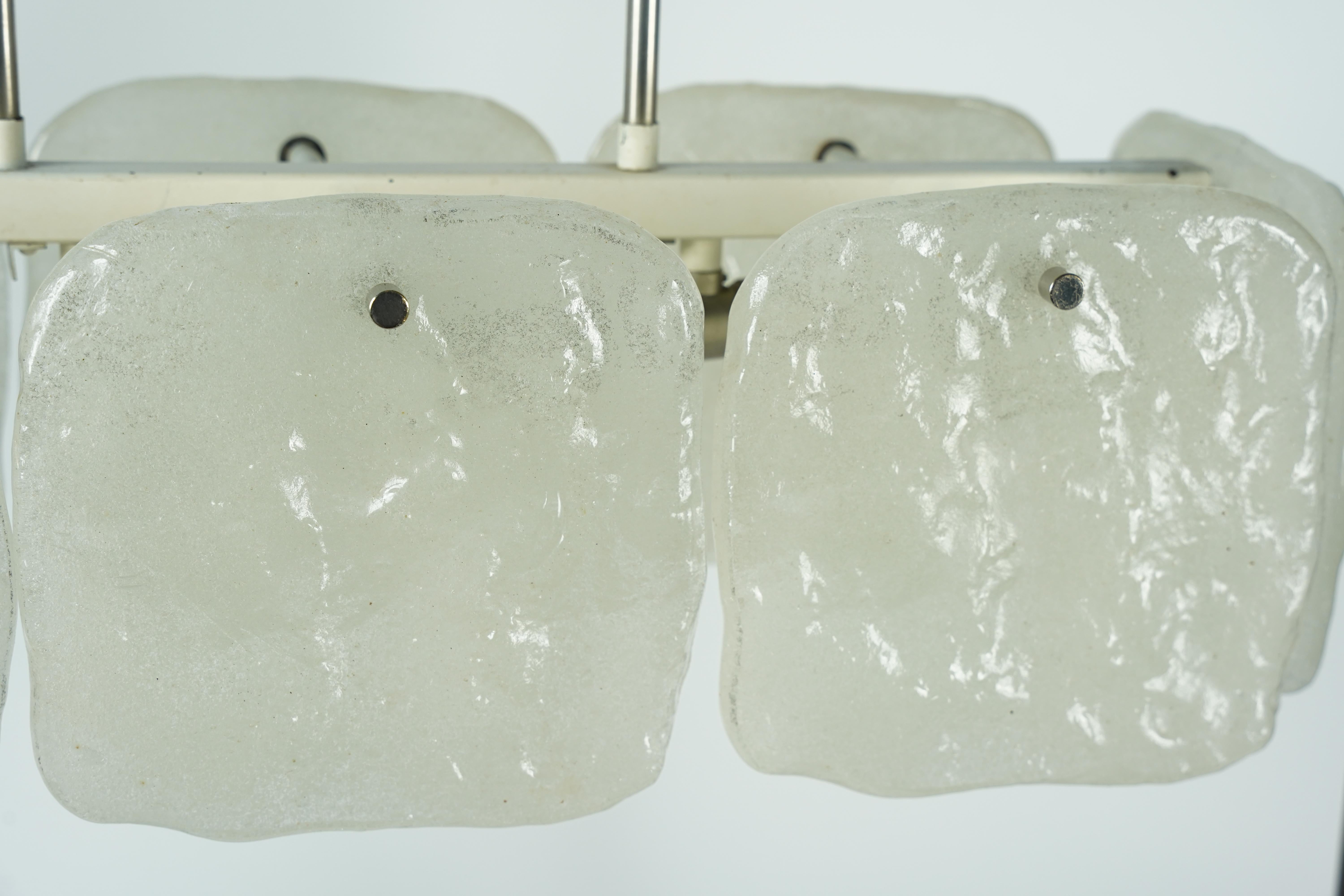 Lámpara de cristal de burbujas Kalmar, 1970, Austria Austríaco en venta