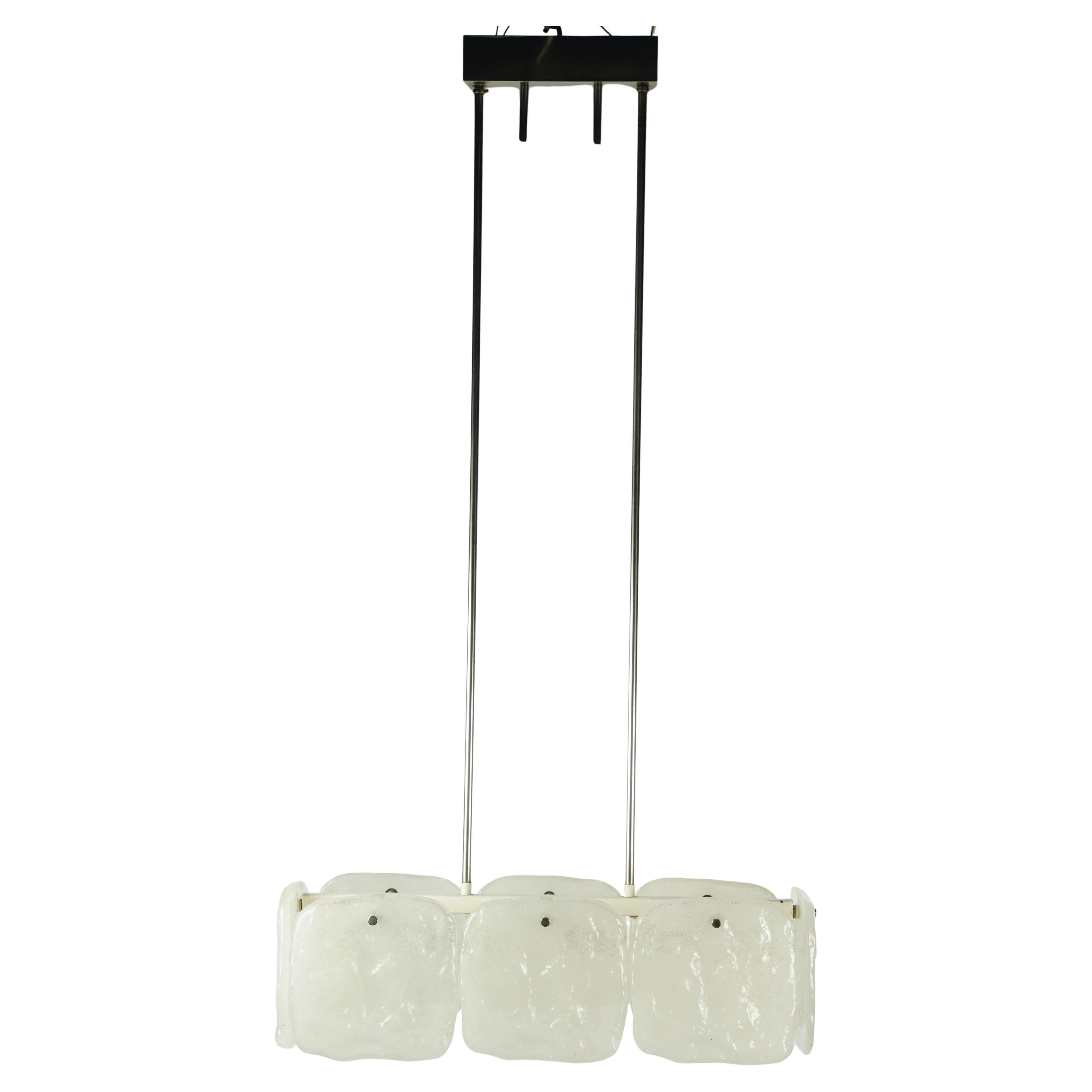 Kalmar bubble glass Chandelier, 1970, Austria