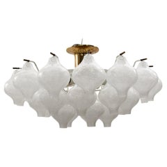 Kalmar Kronleuchter "Tulipan" Kronleuchter, Österreich, Murano Glas, 1960er Jahre