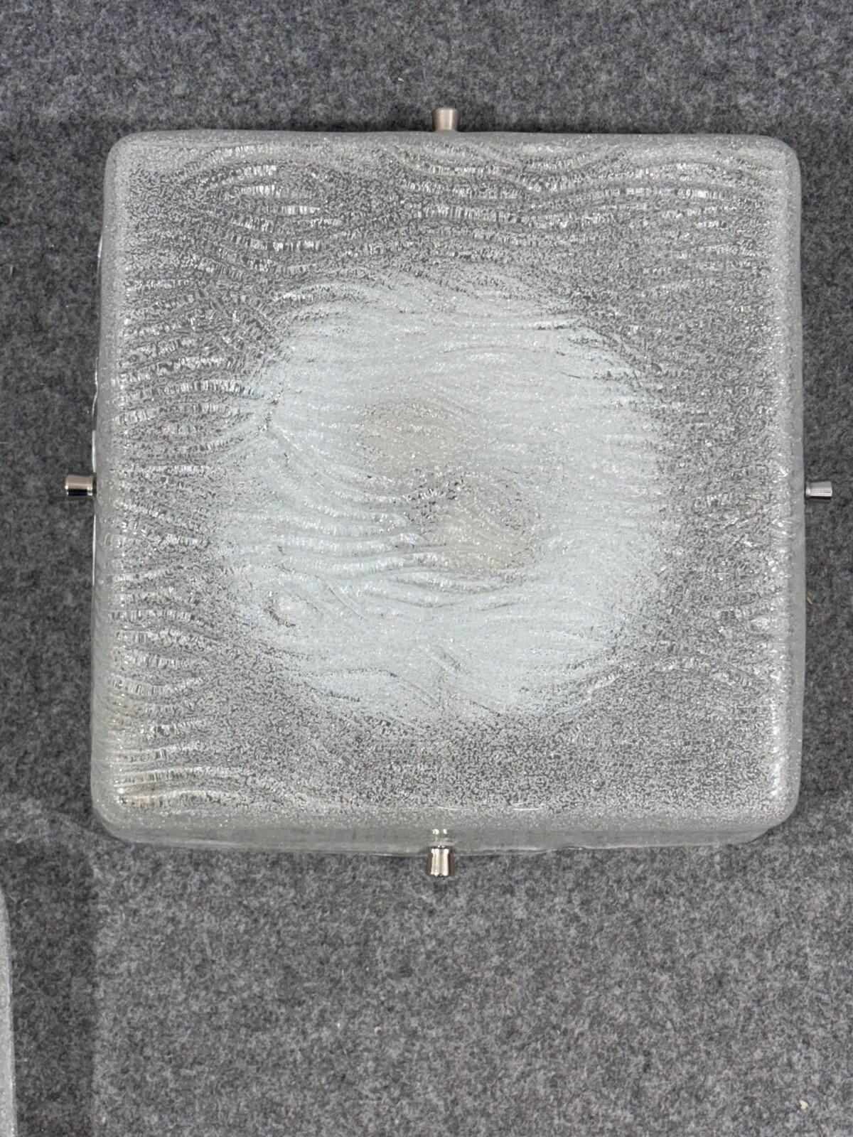 Kalmar Pareja De Apliques De Cristal Diseño Años 60 Vidrio en venta