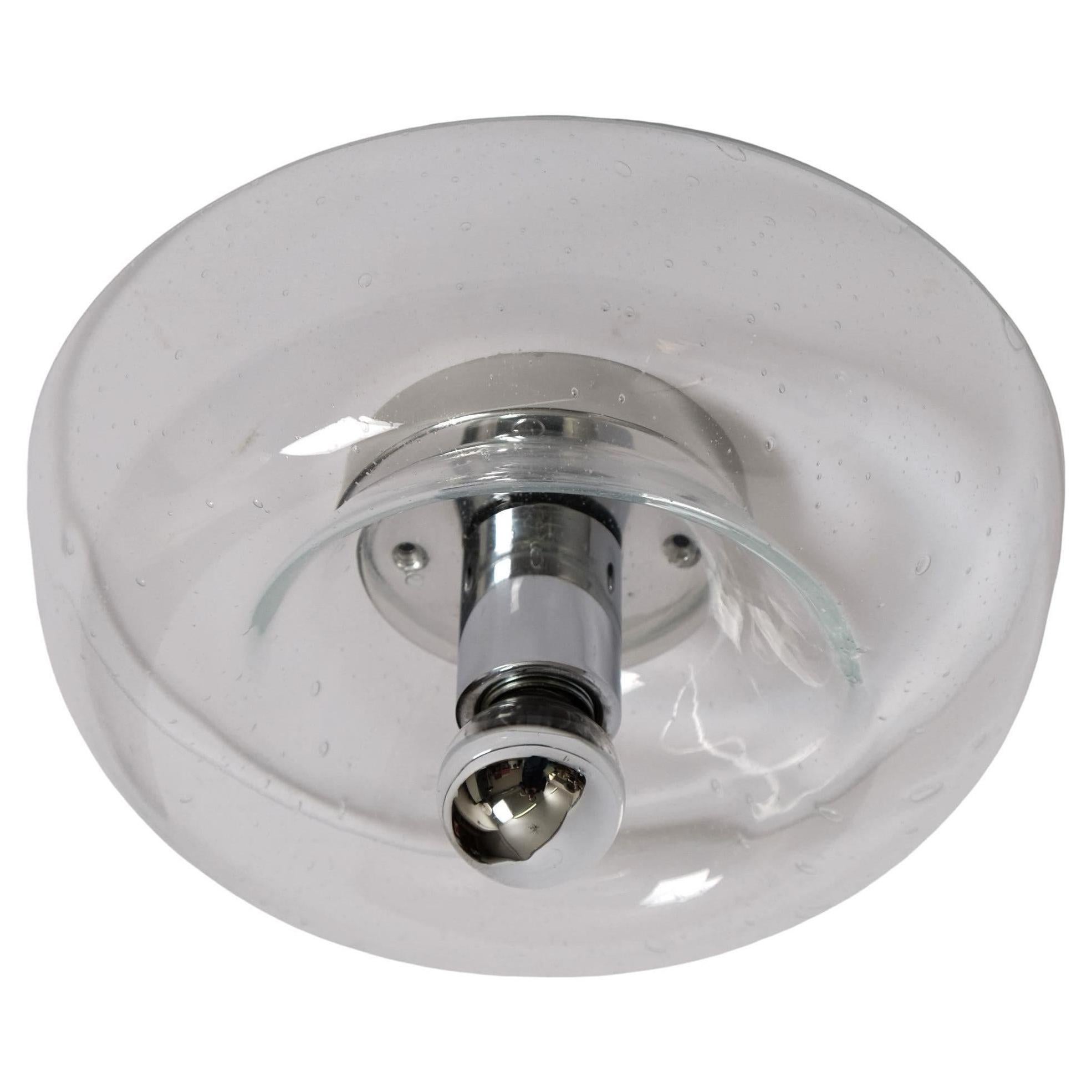 Kalmar Donut Sconce or Ceiling Lamp, Austria 1970s
