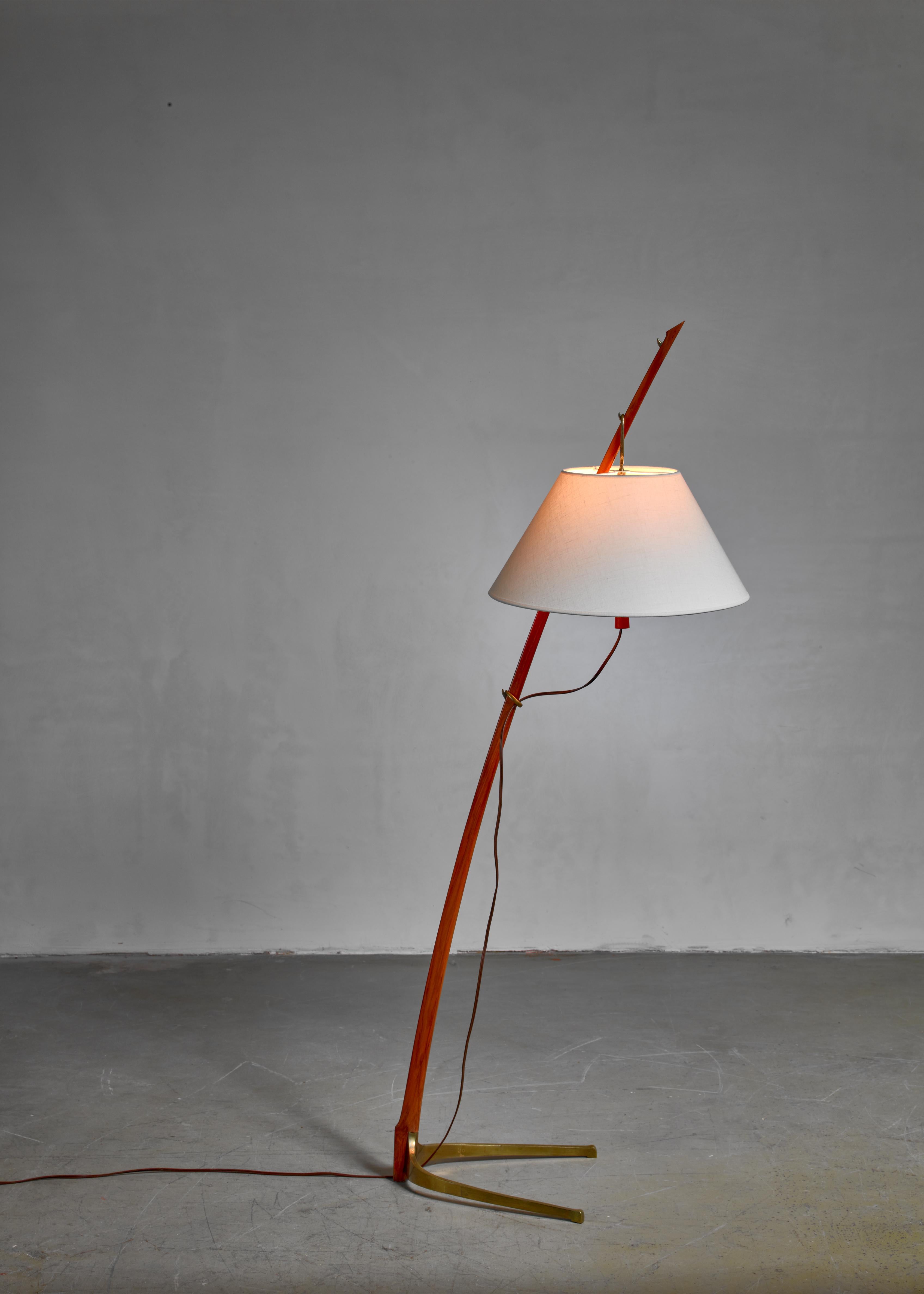 Kalmar Dornstab Floor Lamp, Austria, 1940s In Good Condition For Sale In Maastricht, NL