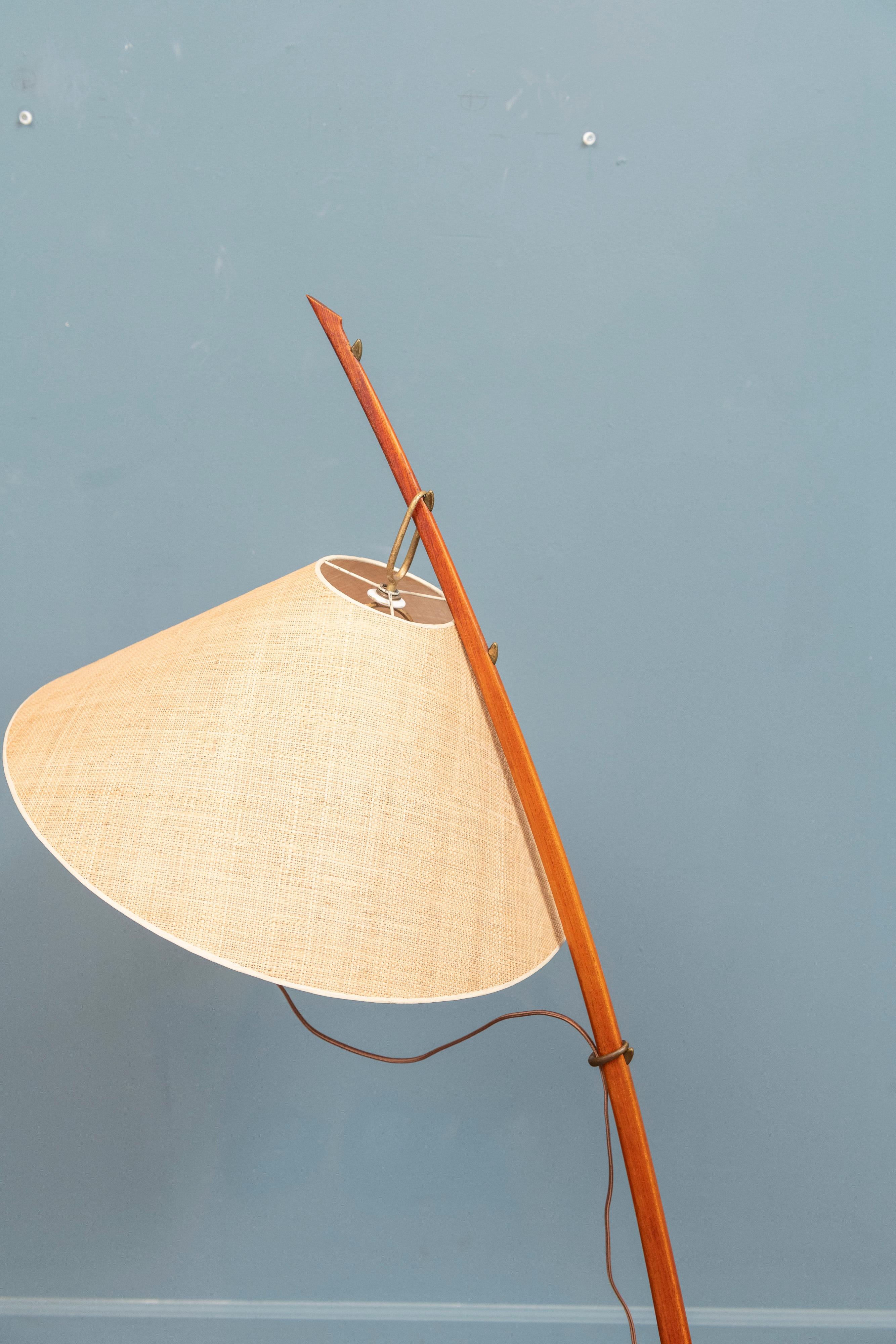 Mid-20th Century Kalmar Dornstab Floor Lamp, Austria