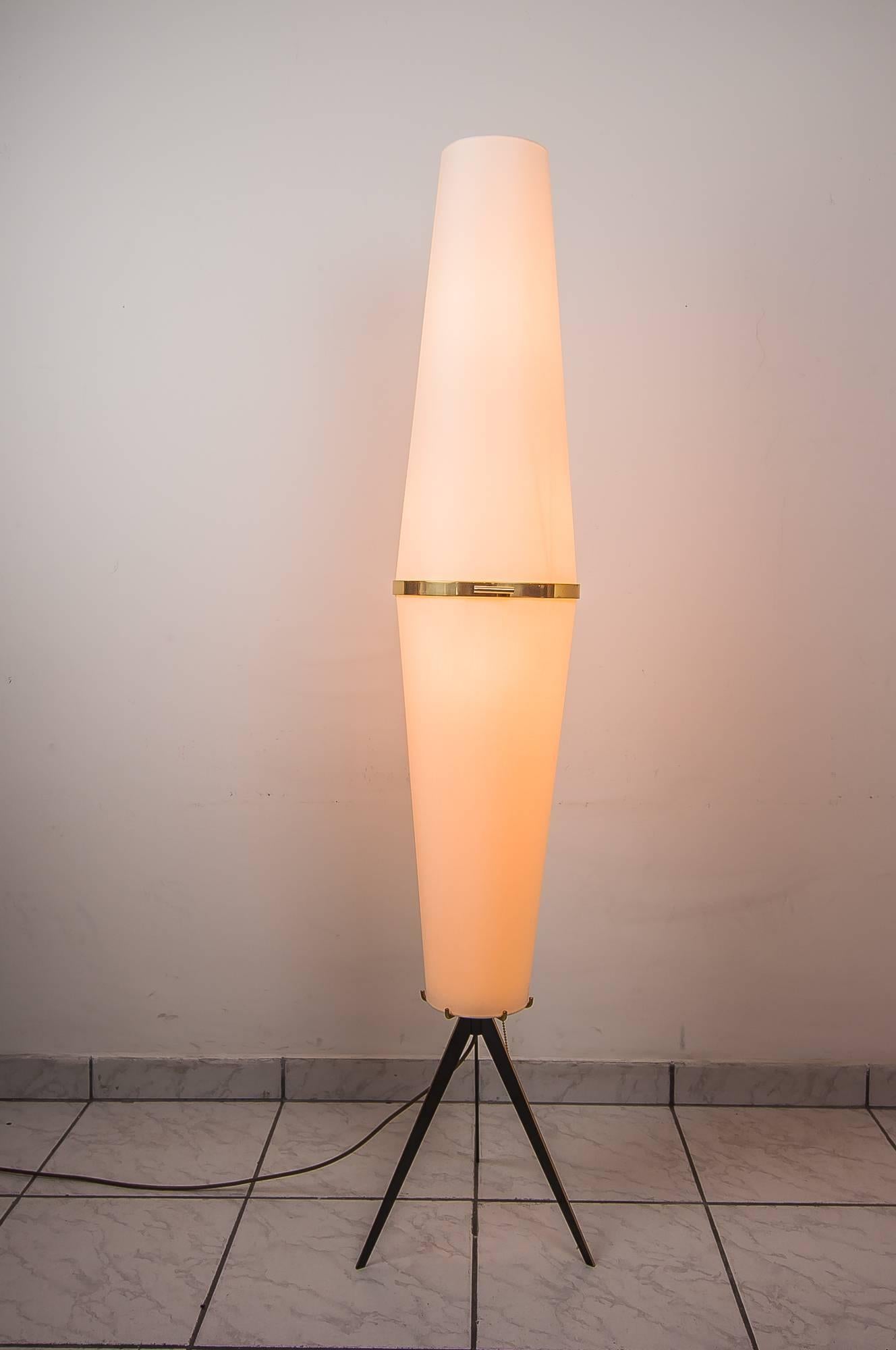 Brass Kalmar Floor Lamp, 1950s
