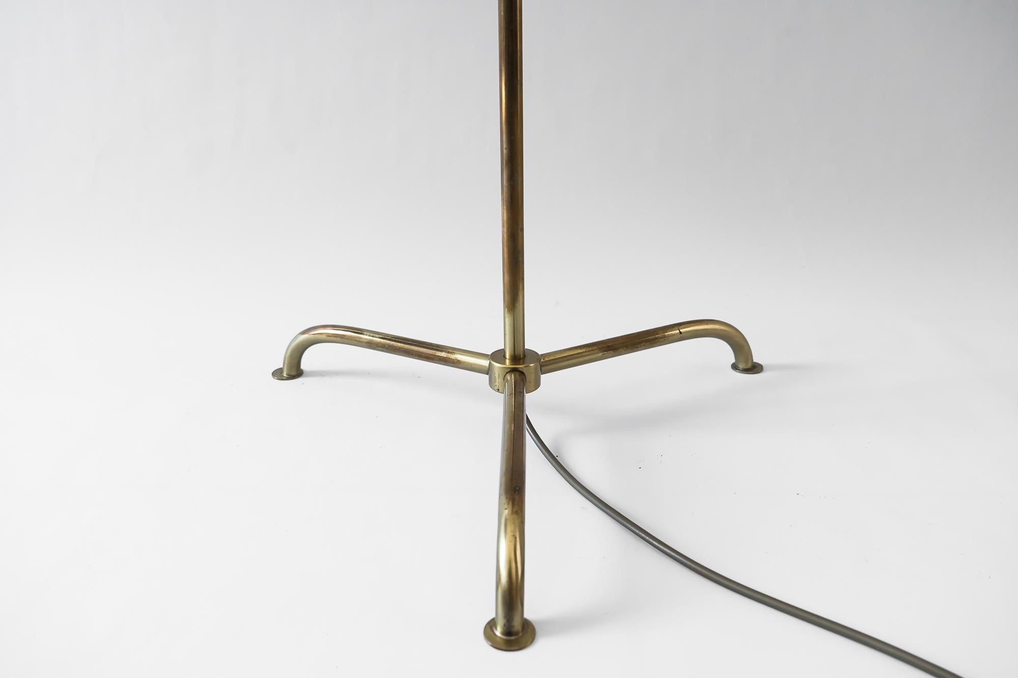 Brass Kalmar Floor Lamp, circa 1950s For Sale