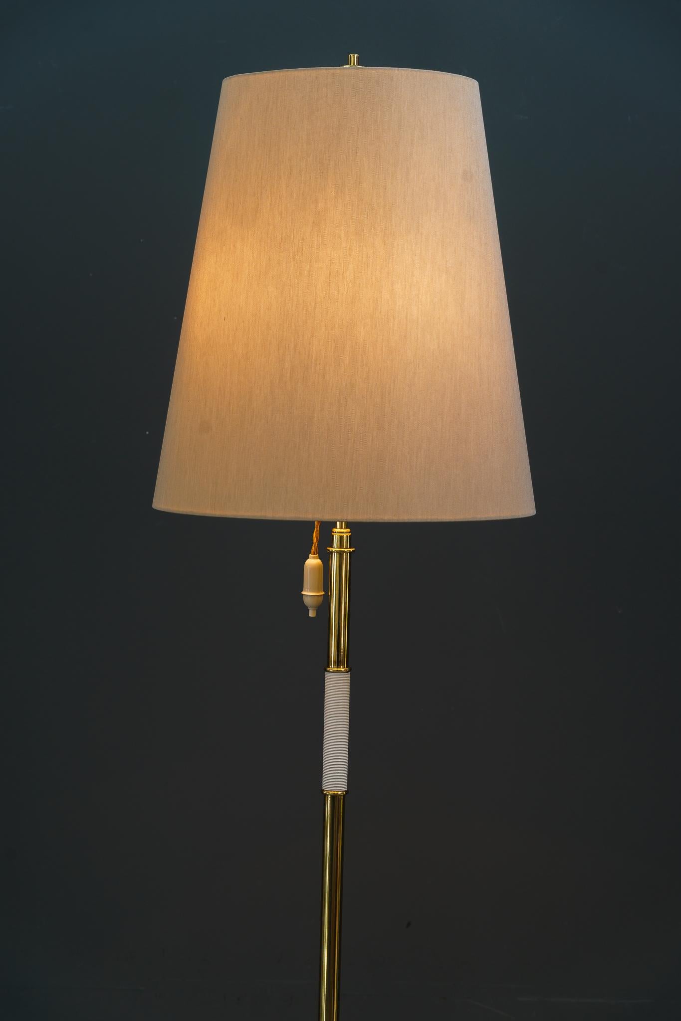 Kalmar Floor lamp with fabric shade vienna around 1950s For Sale 1
