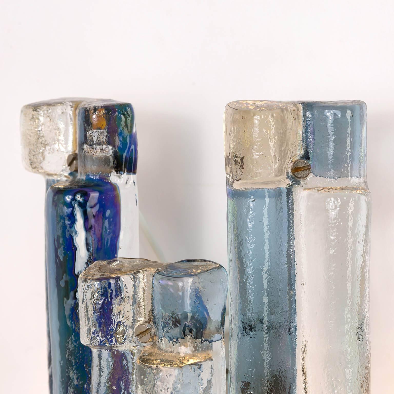 Late 20th Century Kalmar Glass Sconces, 1970s