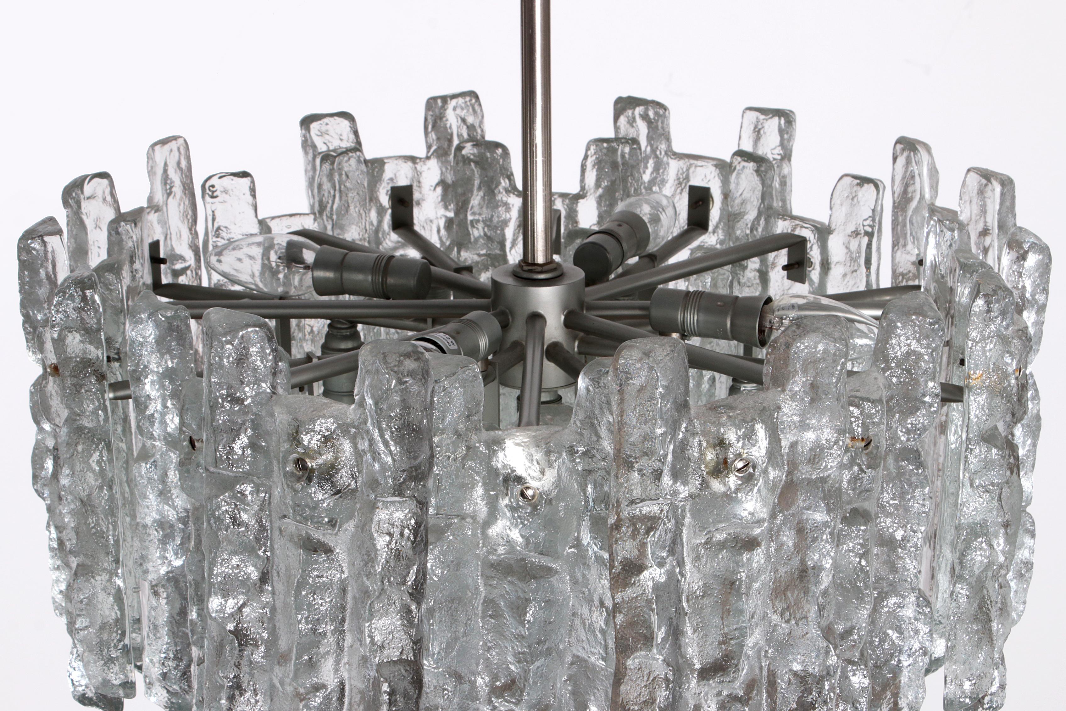 Lampada a sospensione Kalmar in vetro di Murano Design/One anni '60, Austria in vendita 4