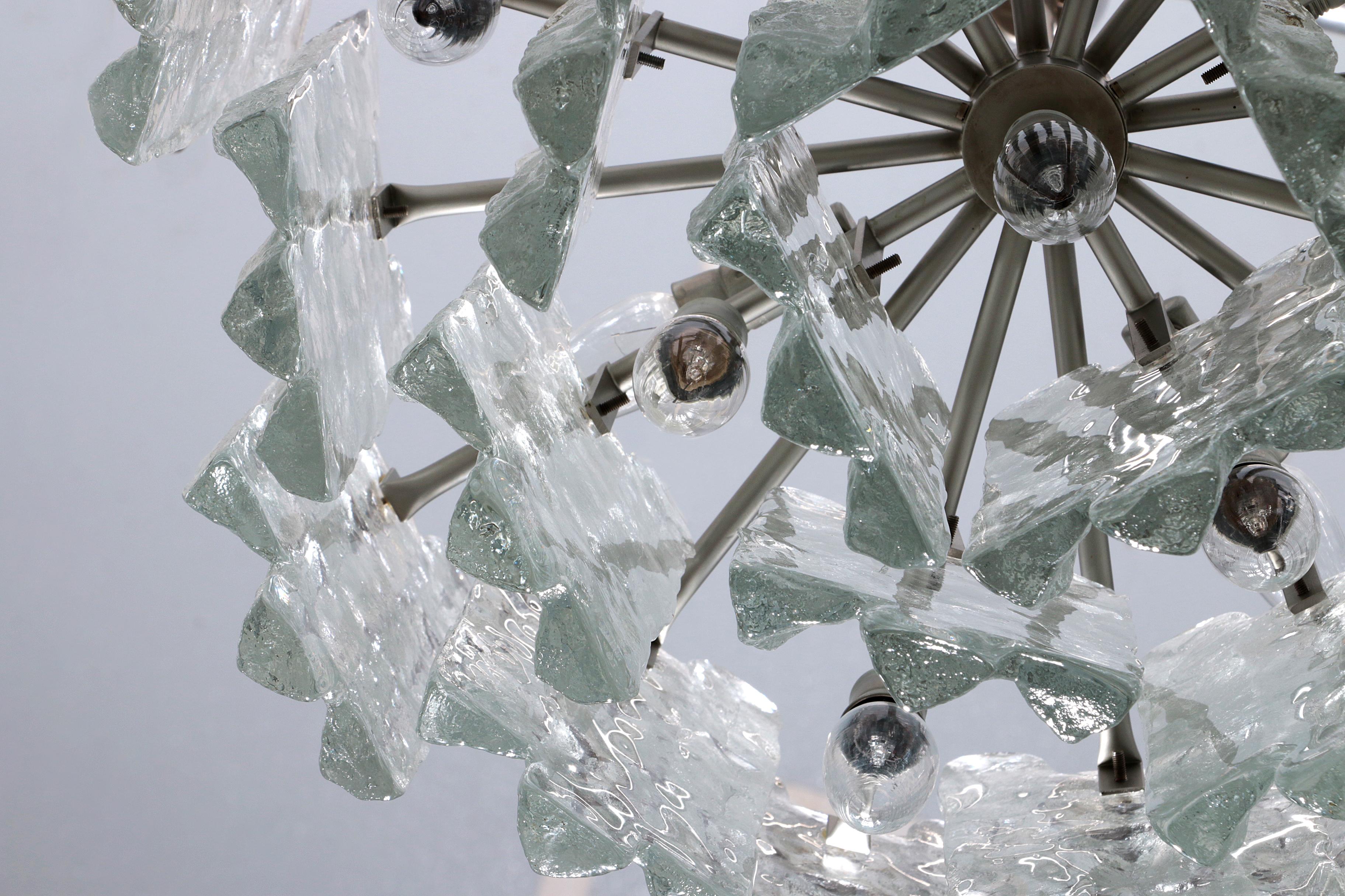 Lampada a sospensione Kalmar in vetro di Murano Design/One anni '60, Austria in vendita 2