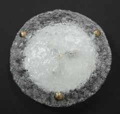Kalmar Ice Glass Disc Flushmount
