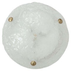 Kalmar Ice Glass Disc Flushmount
