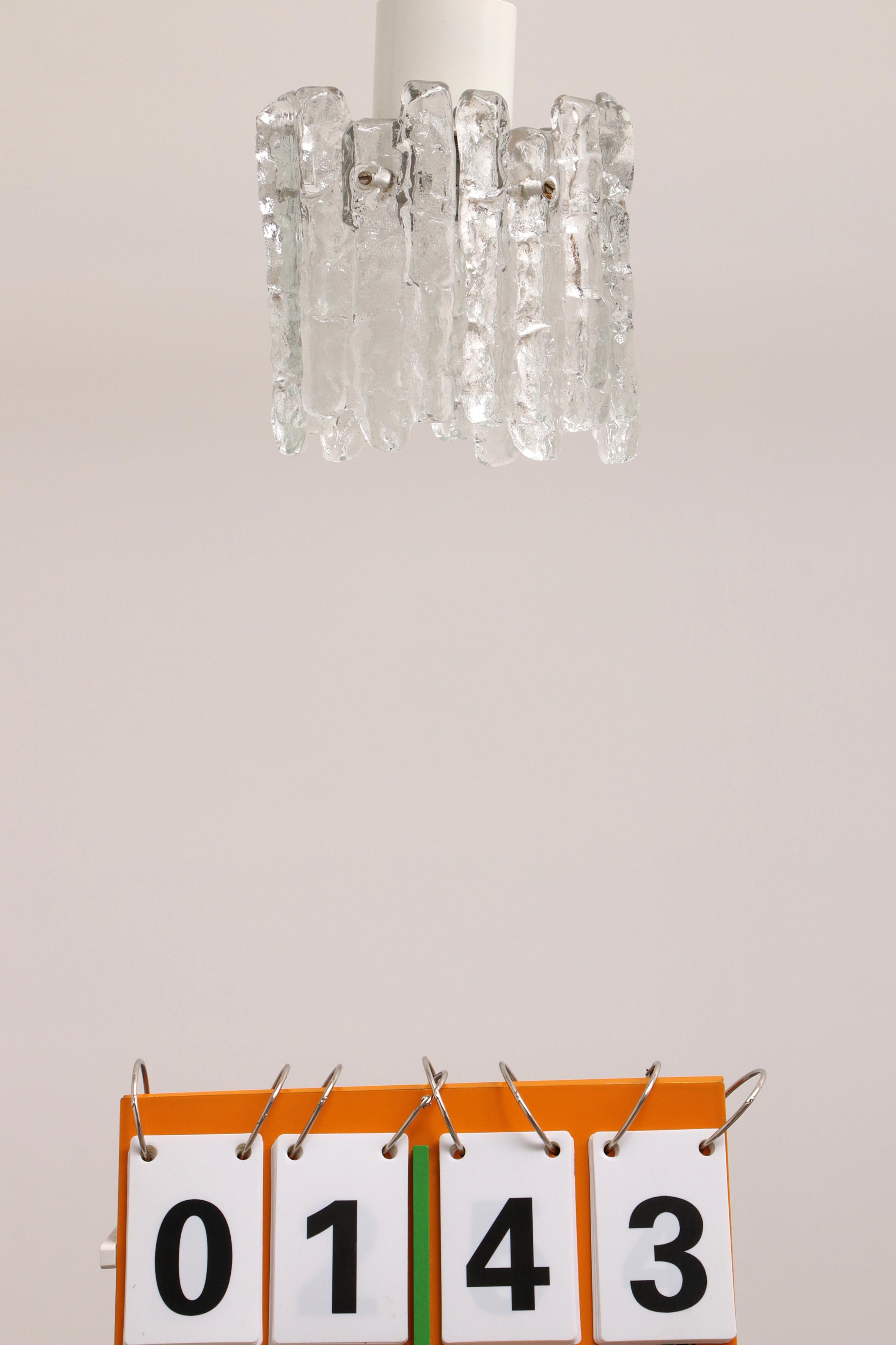 Kalmar Murano Glass Ceiling Lamp, 1960 Austria. A Beautiful Hanging Lamp from K For Sale 6