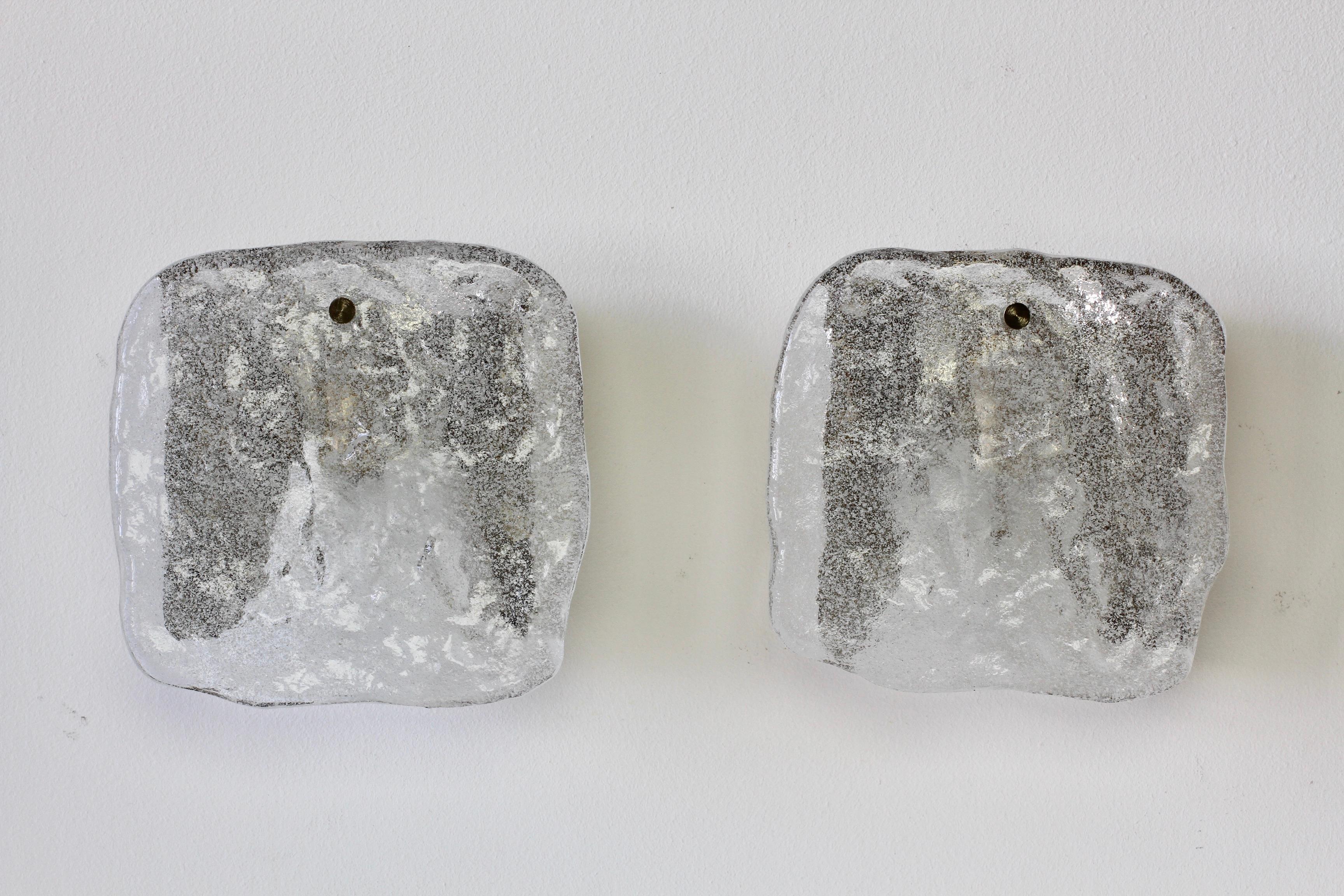 Austrian made pair of Kalmar midcentury vintage ice 