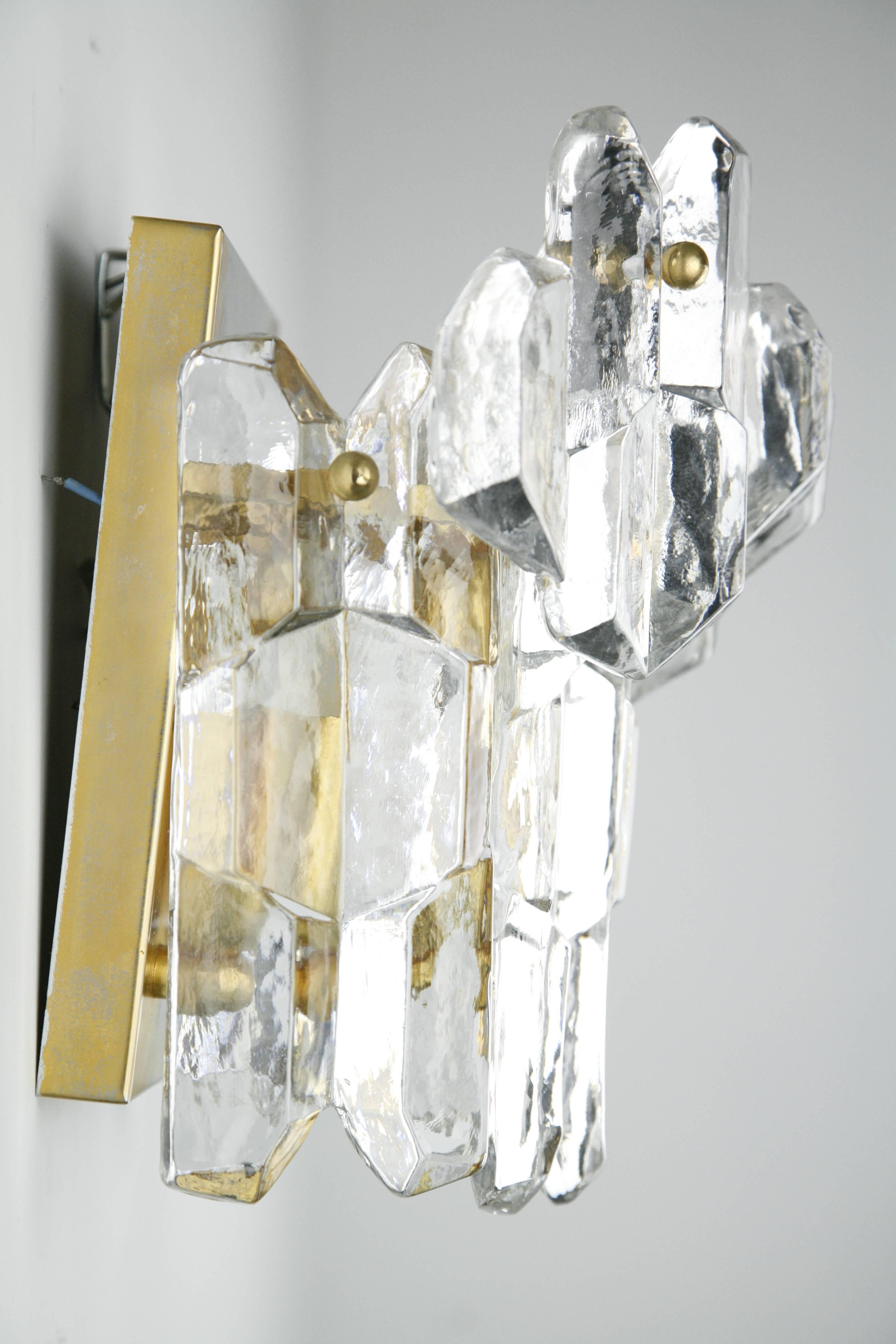20ième siècle Applique en cristal Kalmar Palazzo:: Vienne Autriche en vente