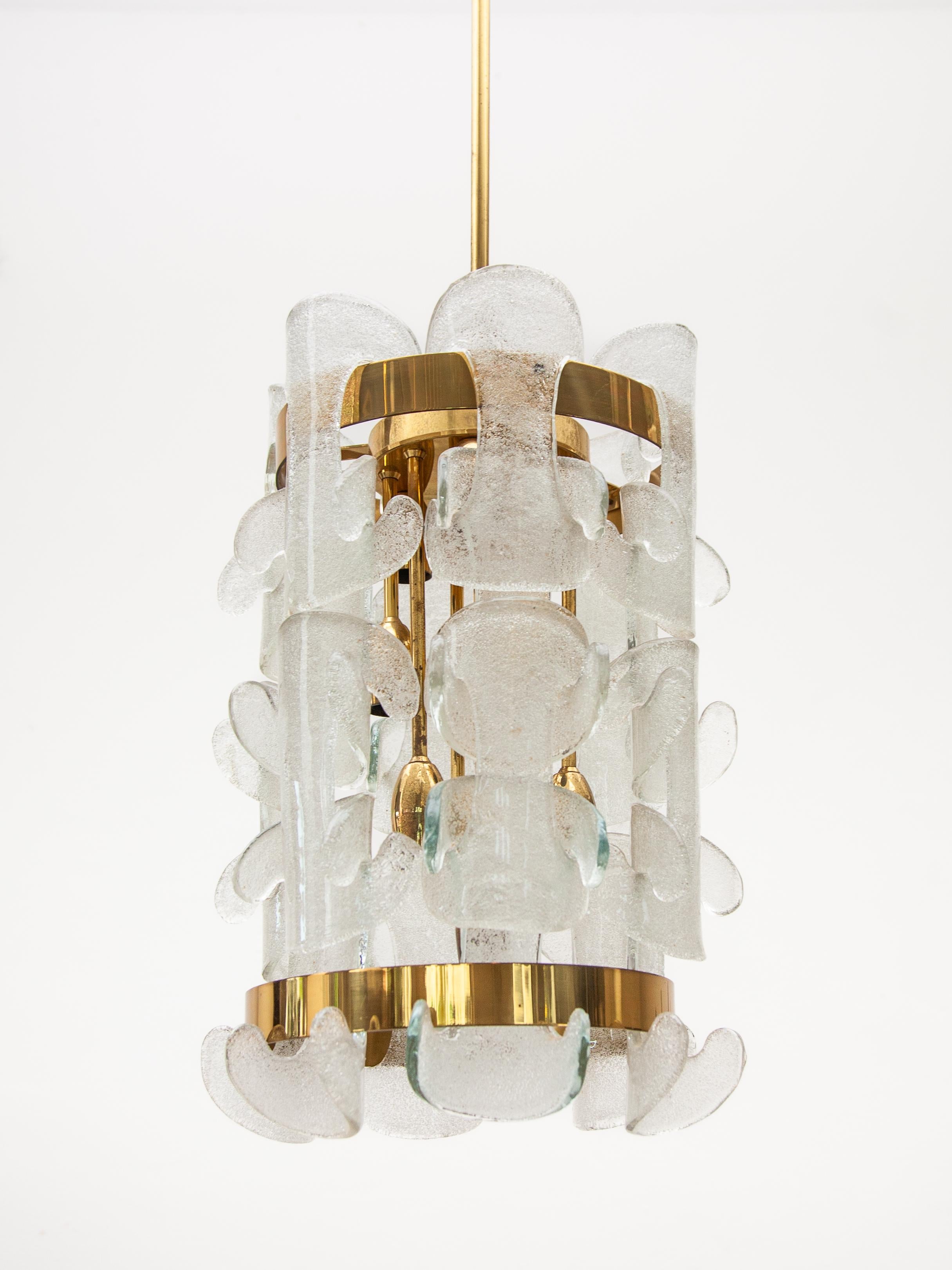 Lustre autrichien du milieu du siècle dernier des années 1970, modèle 