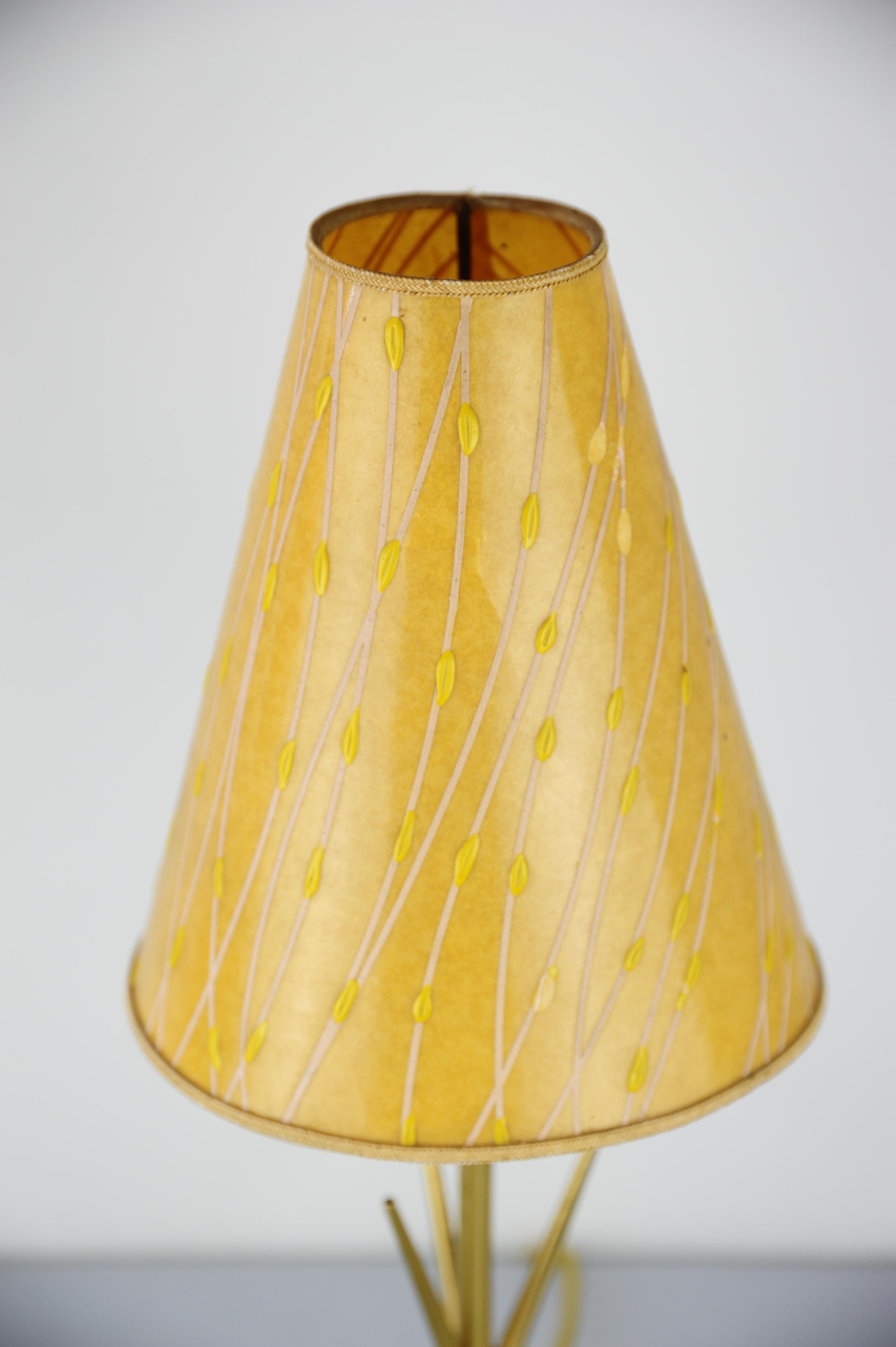 Kalmar table lamp 1950s with original shade.
Original condition.