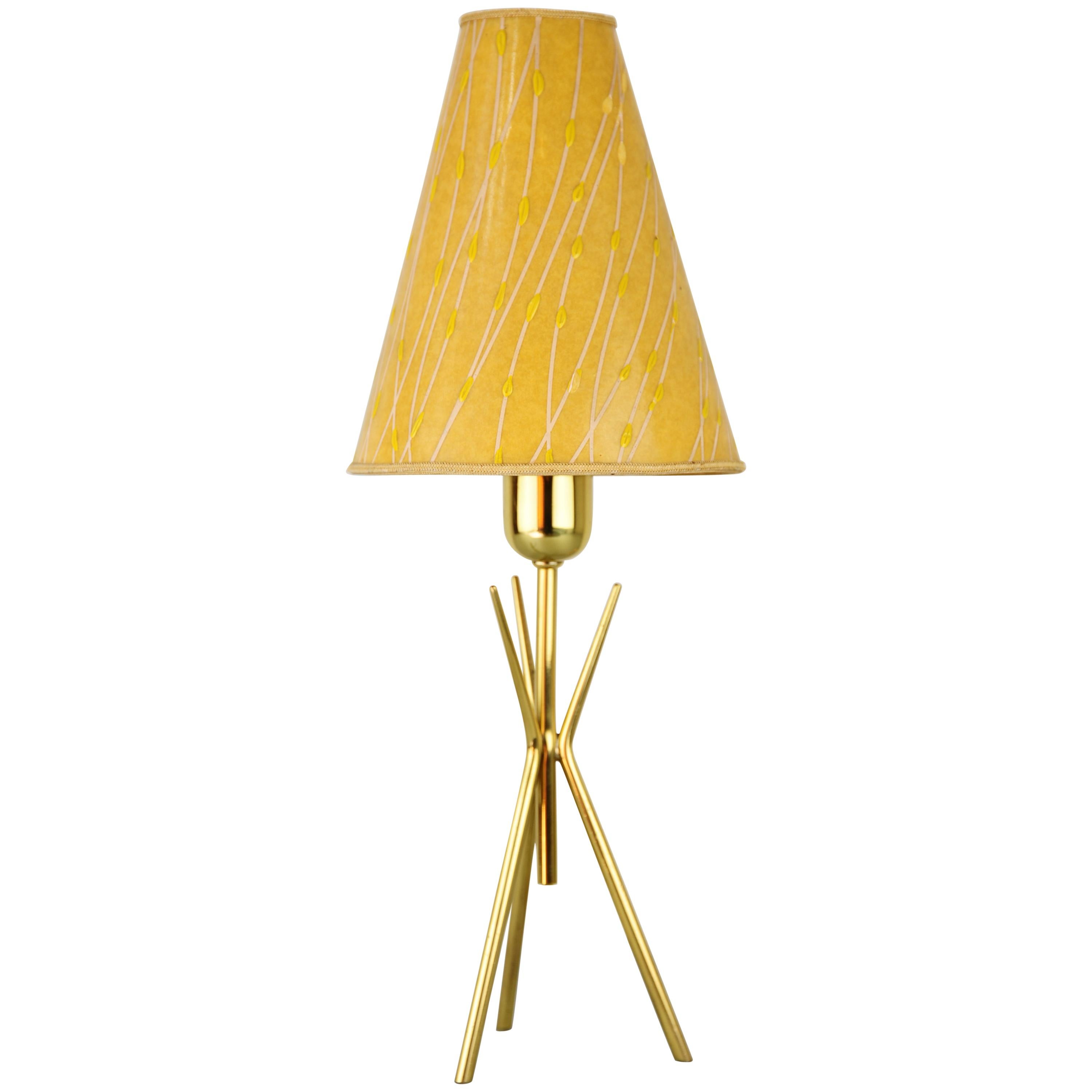 Kalmar Table Lamp 1950s with Original Shade