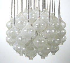 Kalmar Tulipan Chandelier, 1970, Austria
