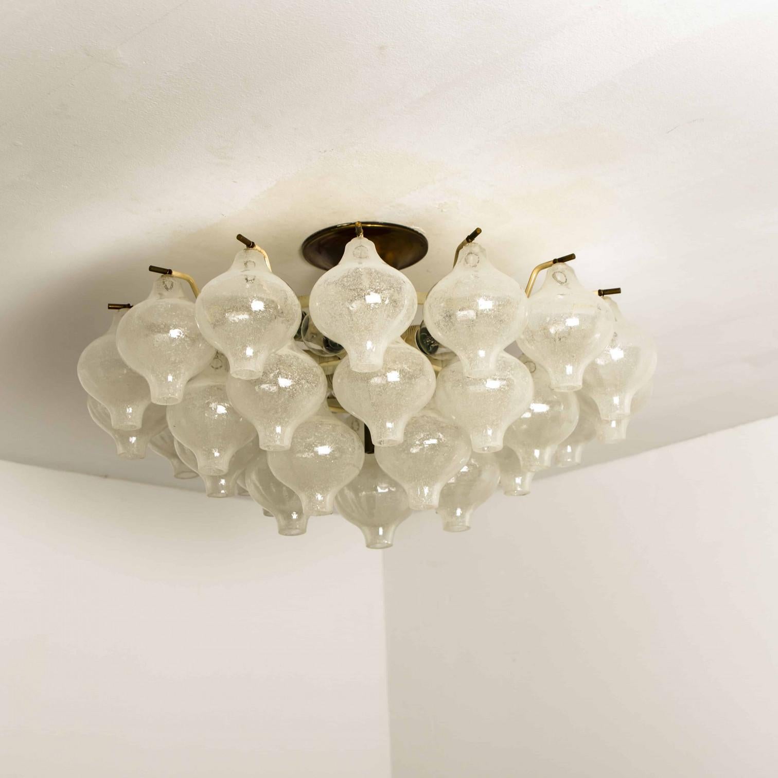 Mid-Century Modern Kalmar 'Tulipan' Light Fixture, 1960s For Sale