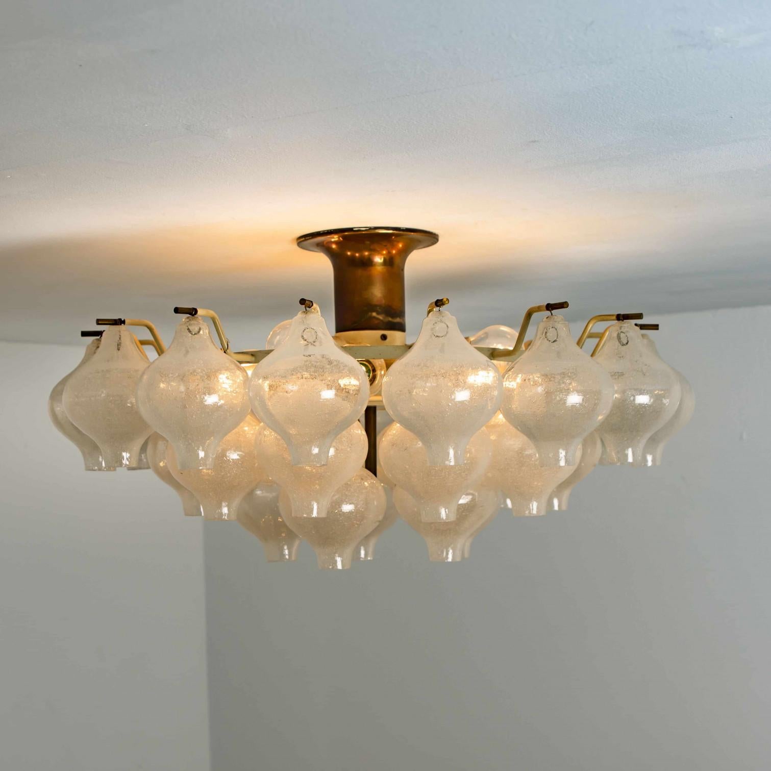 Metal Kalmar 'Tulipan' Light Fixture, 1960s