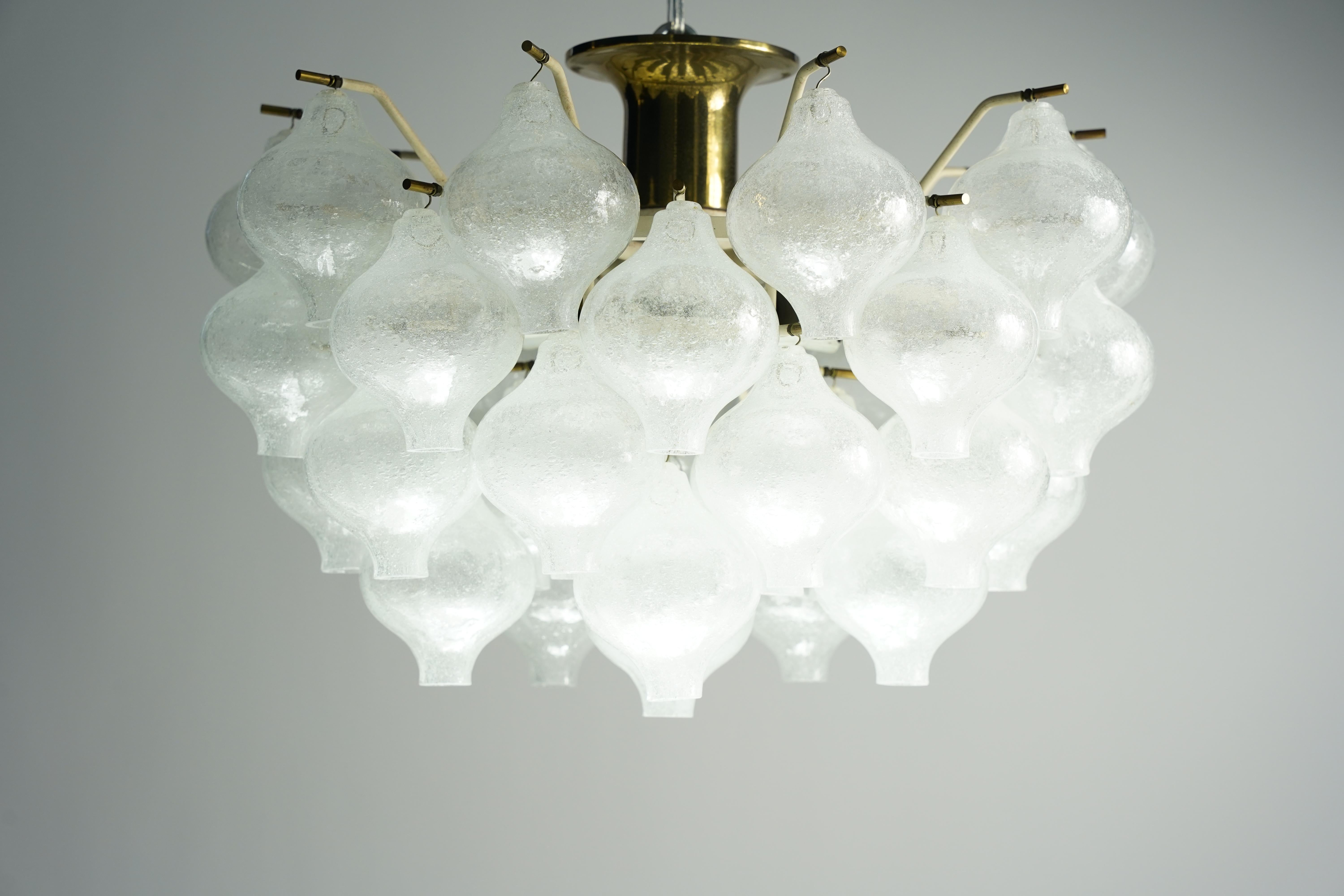 Kalmar Tulipan semi flush mount 1960, Austria For Sale 2