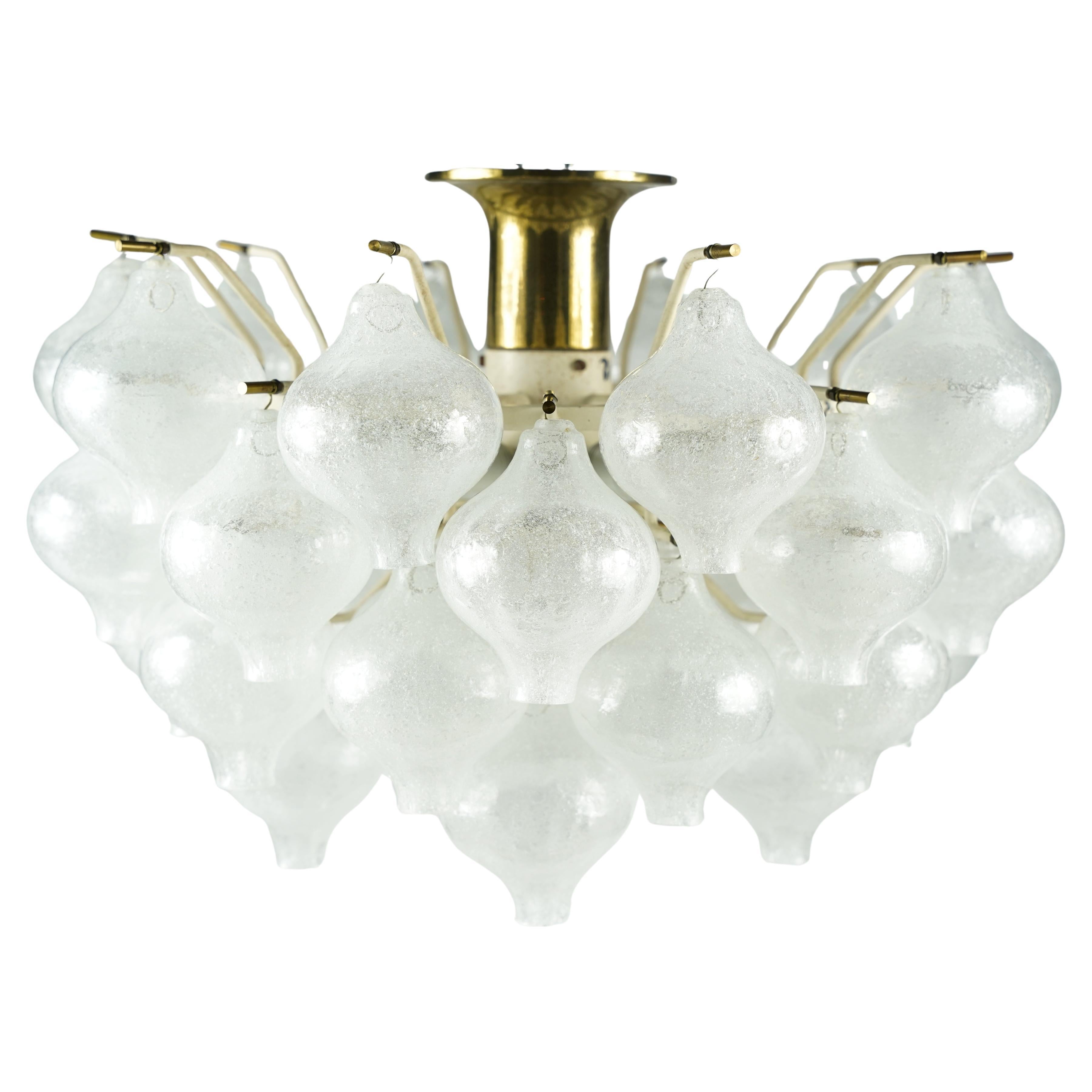 Kalmar Tulipan semi flush mount 1960, Austria