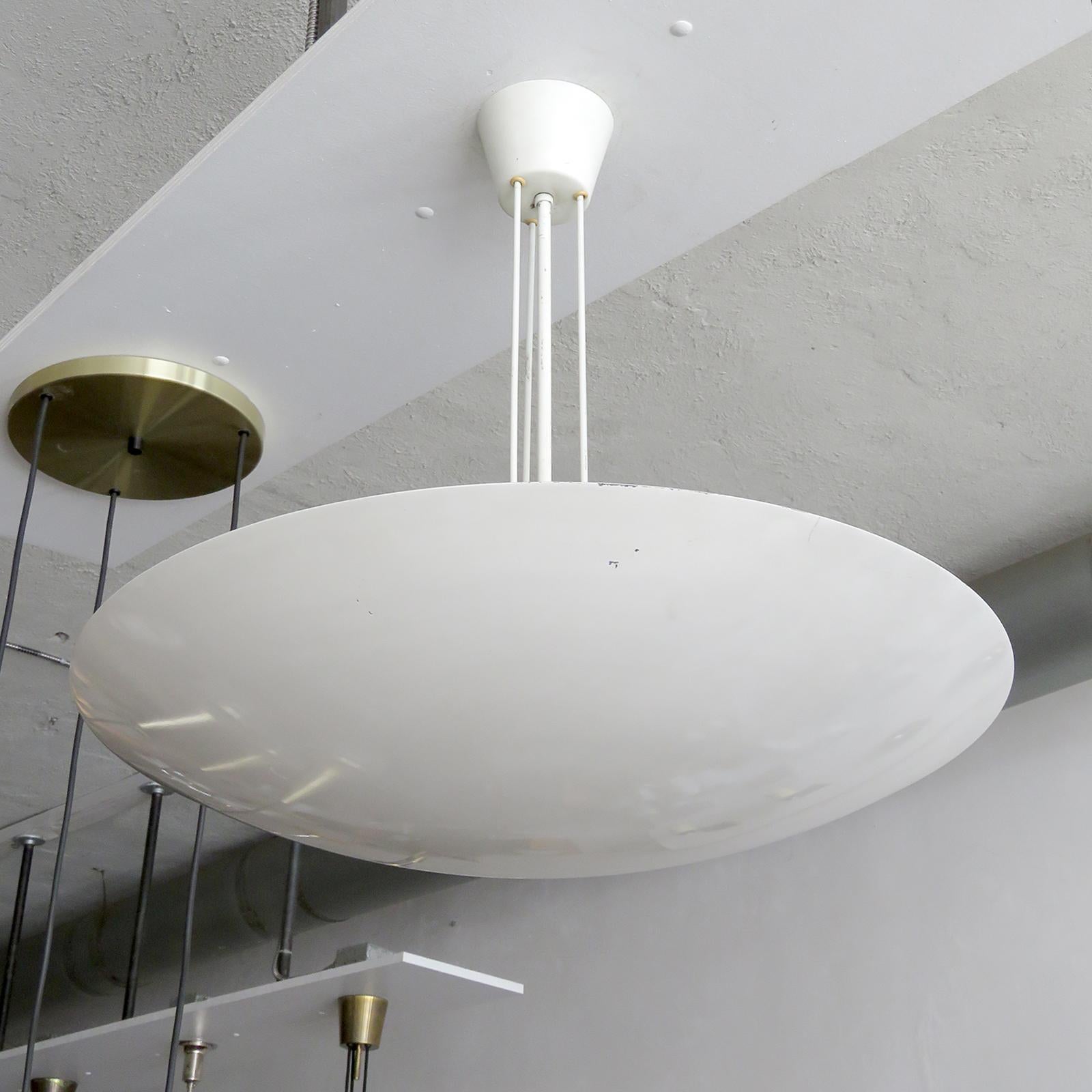 Mid-Century Modern Lampe à suspension Kalmar Uplight Bowl, 1970