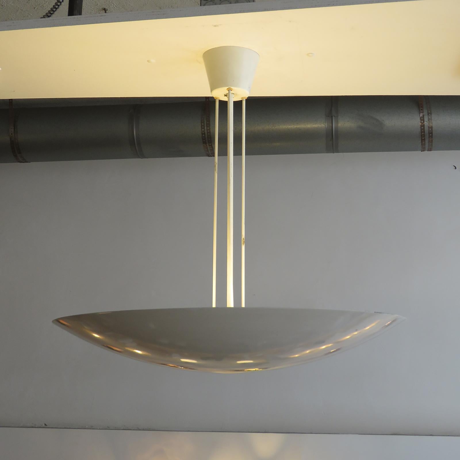 Fin du 20e siècle Lampe à suspension Kalmar Uplight Bowl, 1970