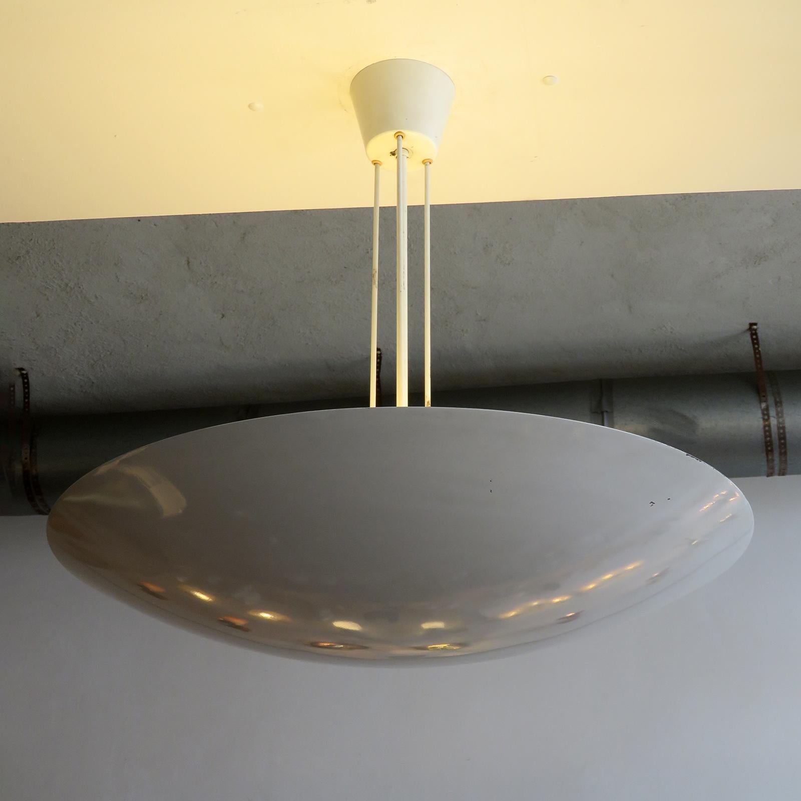 Enameled Kalmar Uplight Bowl Pendant Light, 1970