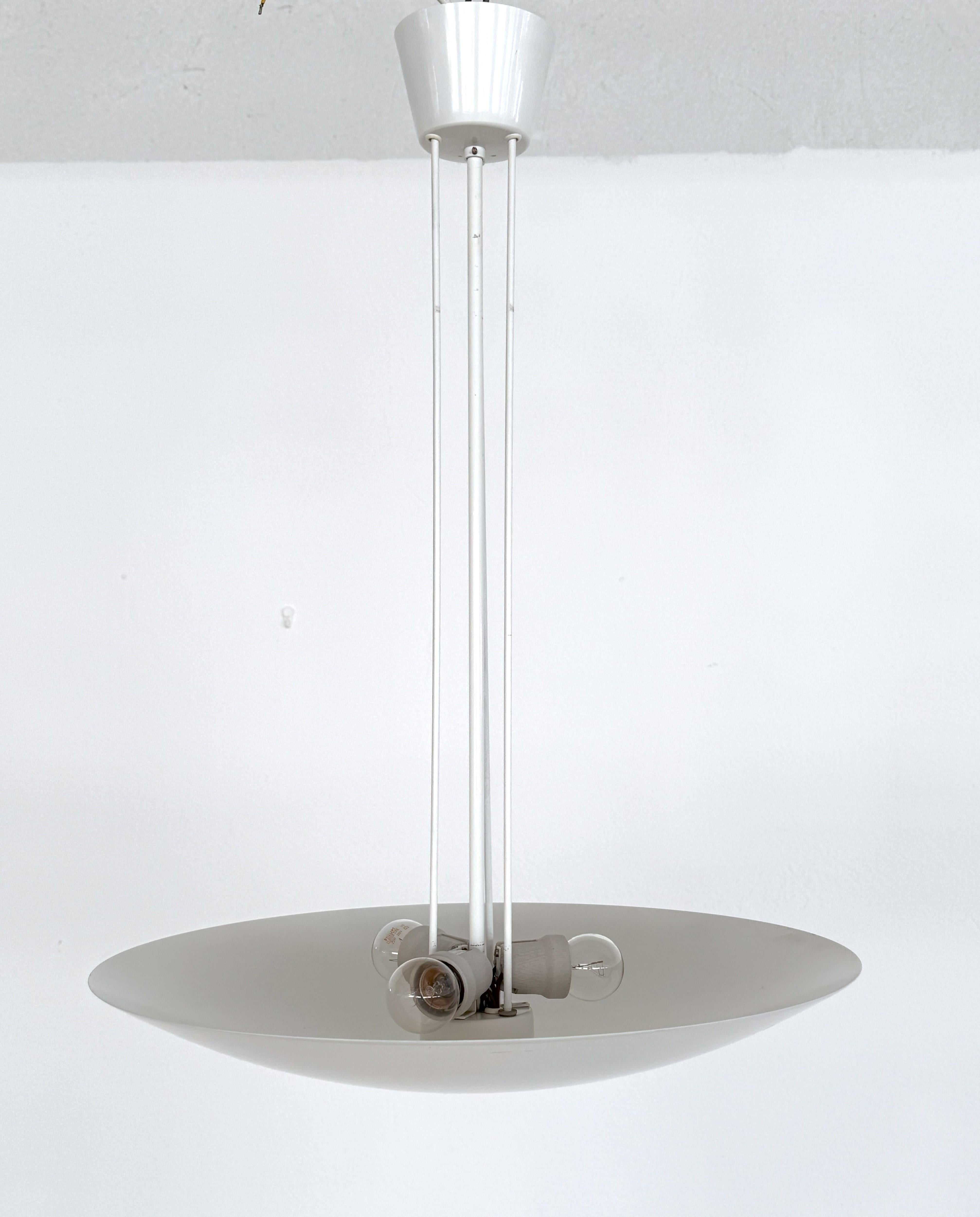 Verniciato Lampada a sospensione a soffitto Uplight di KALMAR, anni '70, Austria in vendita