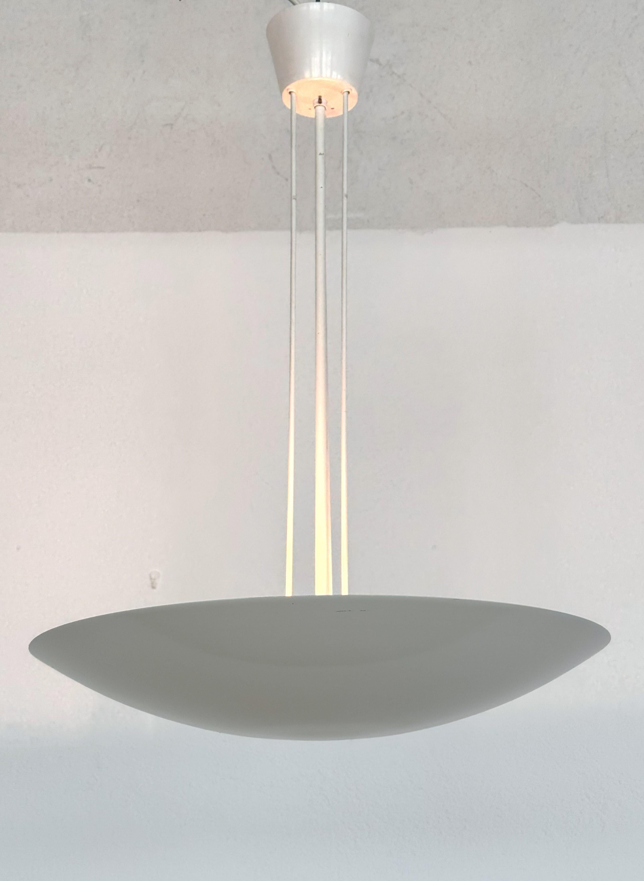 XX secolo Lampada a sospensione a soffitto Uplight di KALMAR, anni '70, Austria in vendita