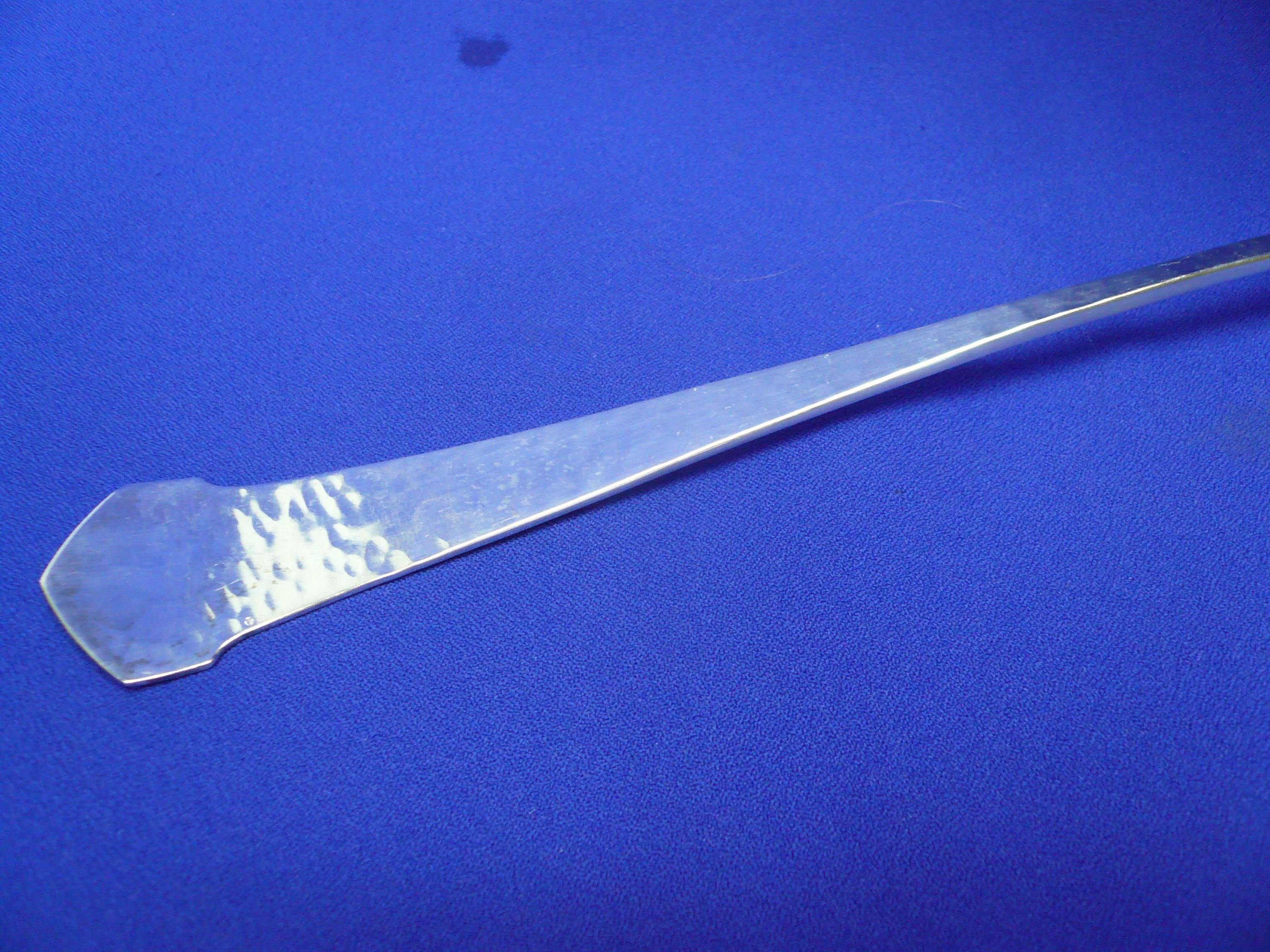 Kalo Shop Sterling Silver Handled Serving Spoon 9 3/4