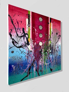 Astratto-3, Arte contemporanea, Quadro originale astratto, Pronto da appendere