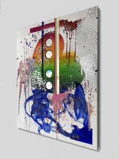 Hart In The Blues-7, Contemporary art, Abstract Original Painting, Ready to Hang