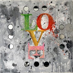Love-5, Zeitgenössische Kunst, Abstraktes Originalgemälde, Aufhängefertig