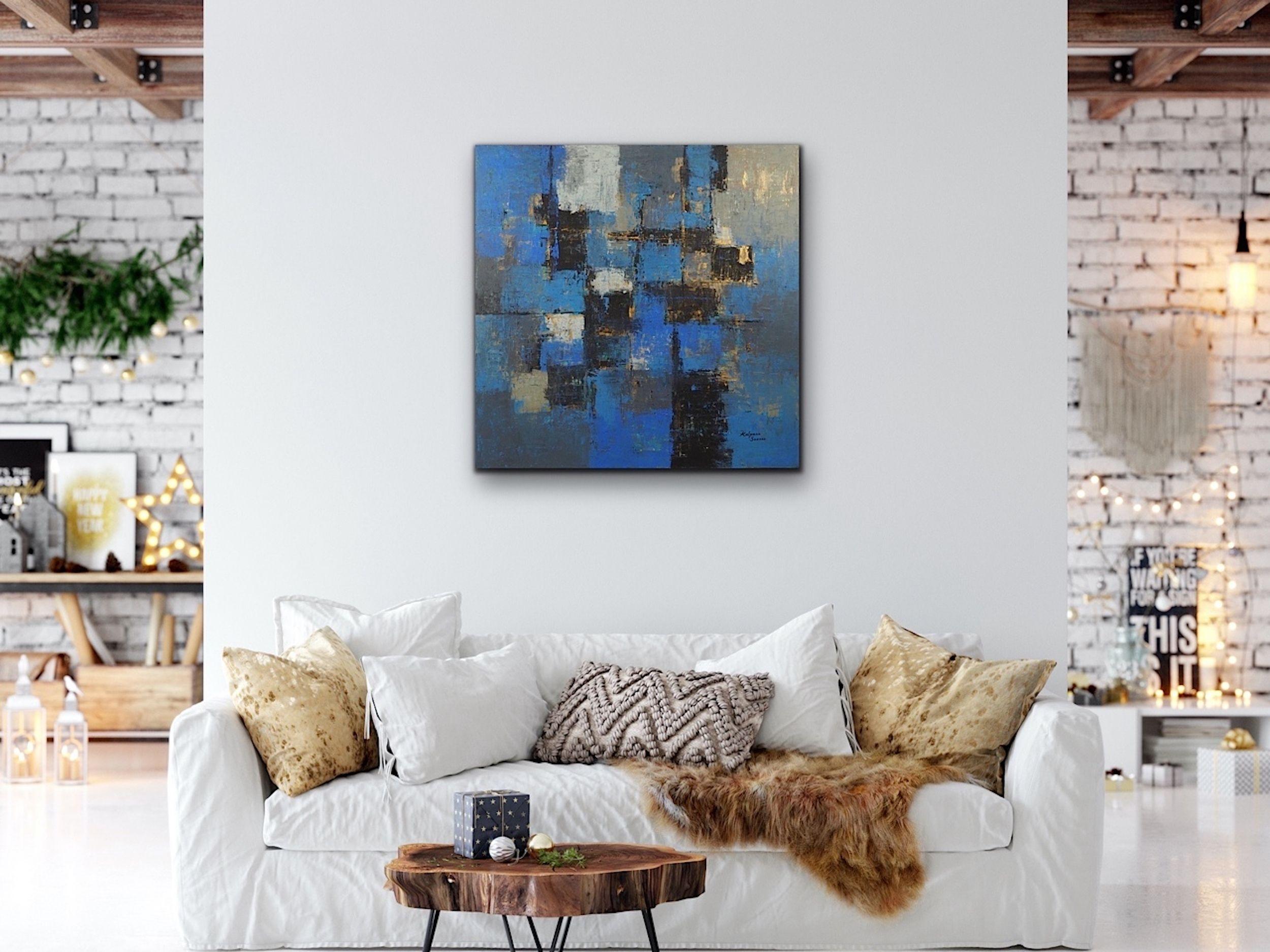 Look Up At Your North Star, Mixed Media on Canvas For Sale 1