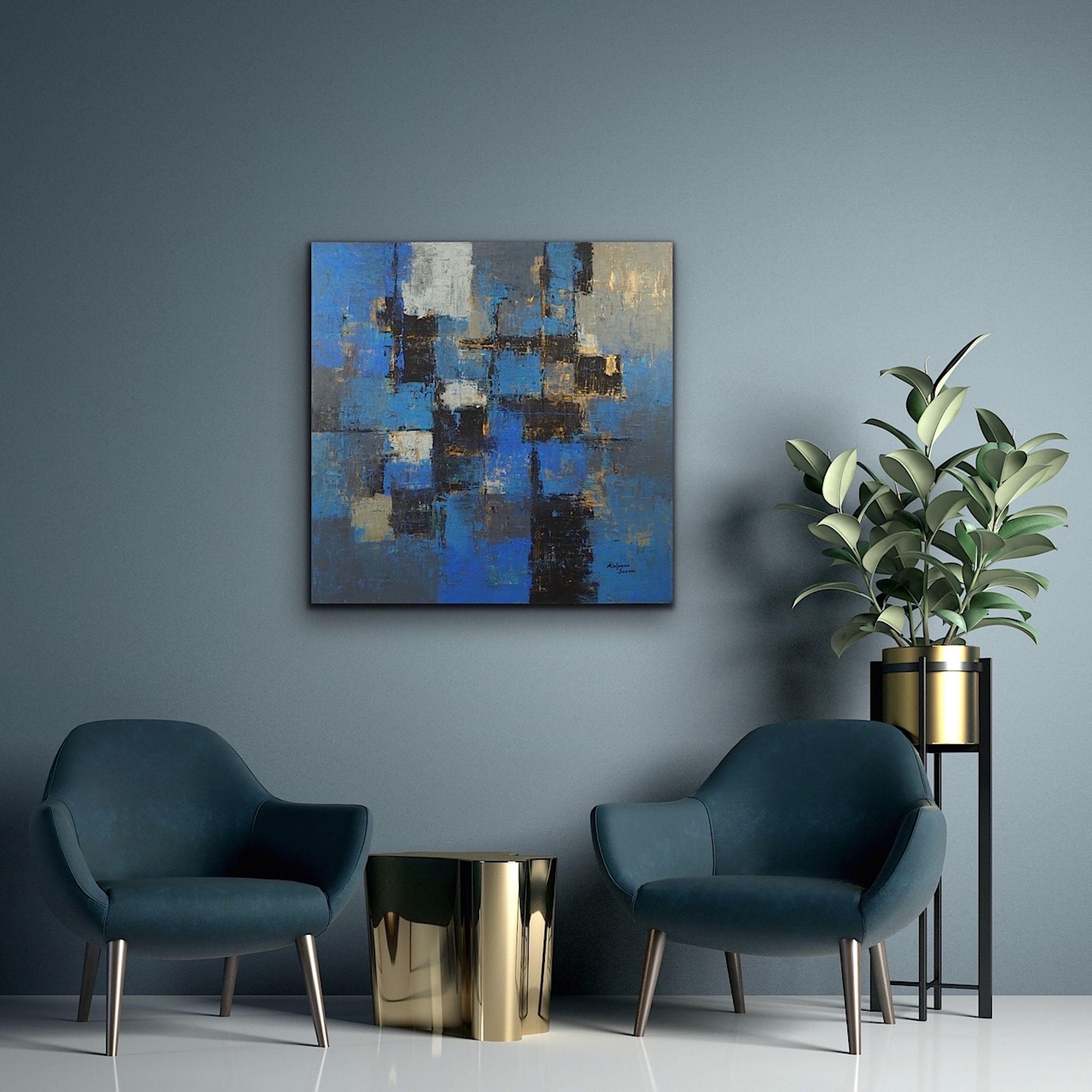 Look Up At Your North Star, Mixed Media on Canvas For Sale 2