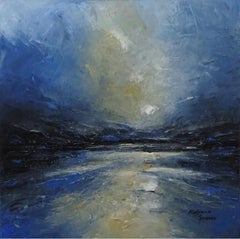 A Dusk Without You, Painting, Oil on Canvas