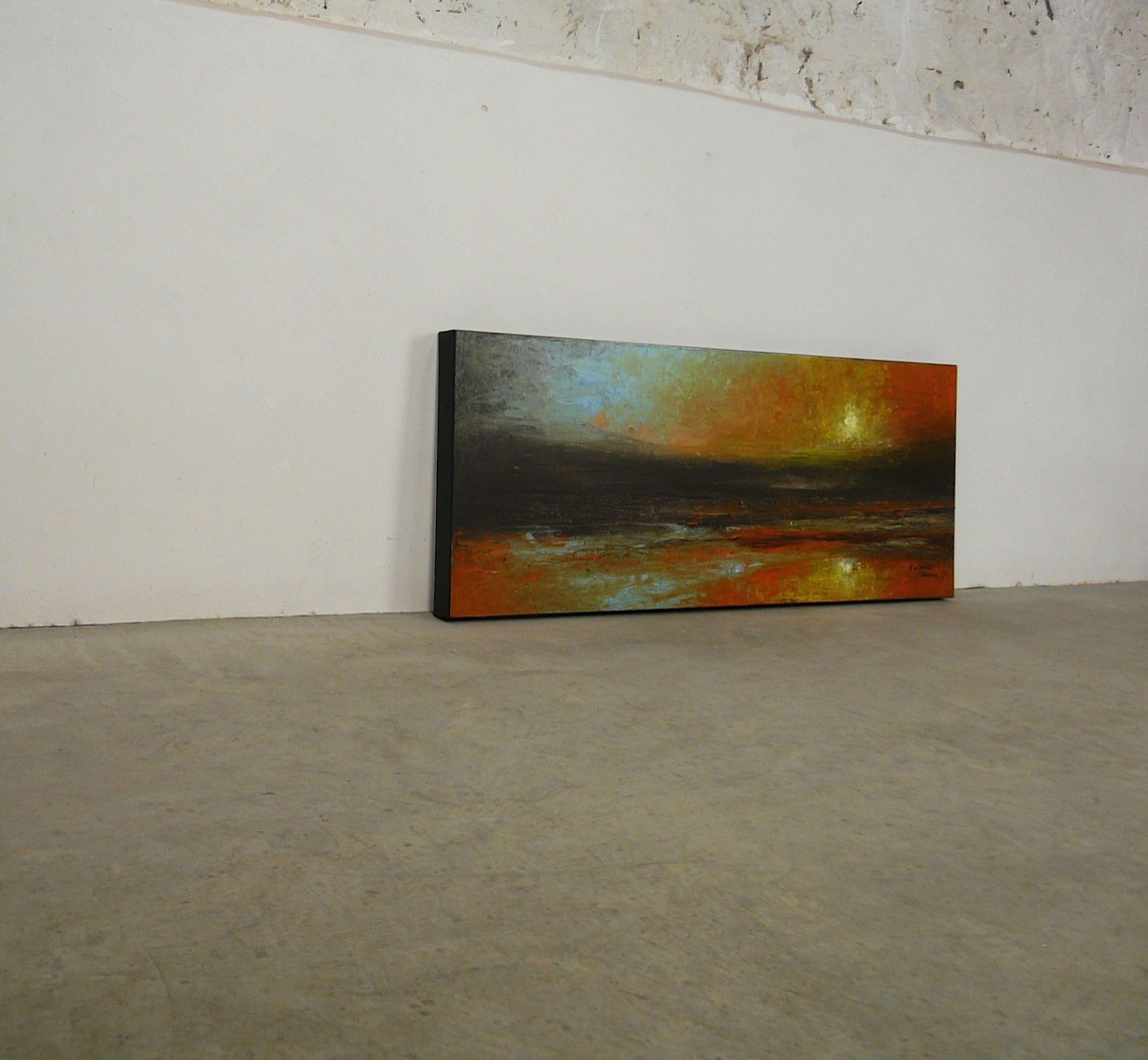 Lost Shore, Painting, Oil on Canvas For Sale 3