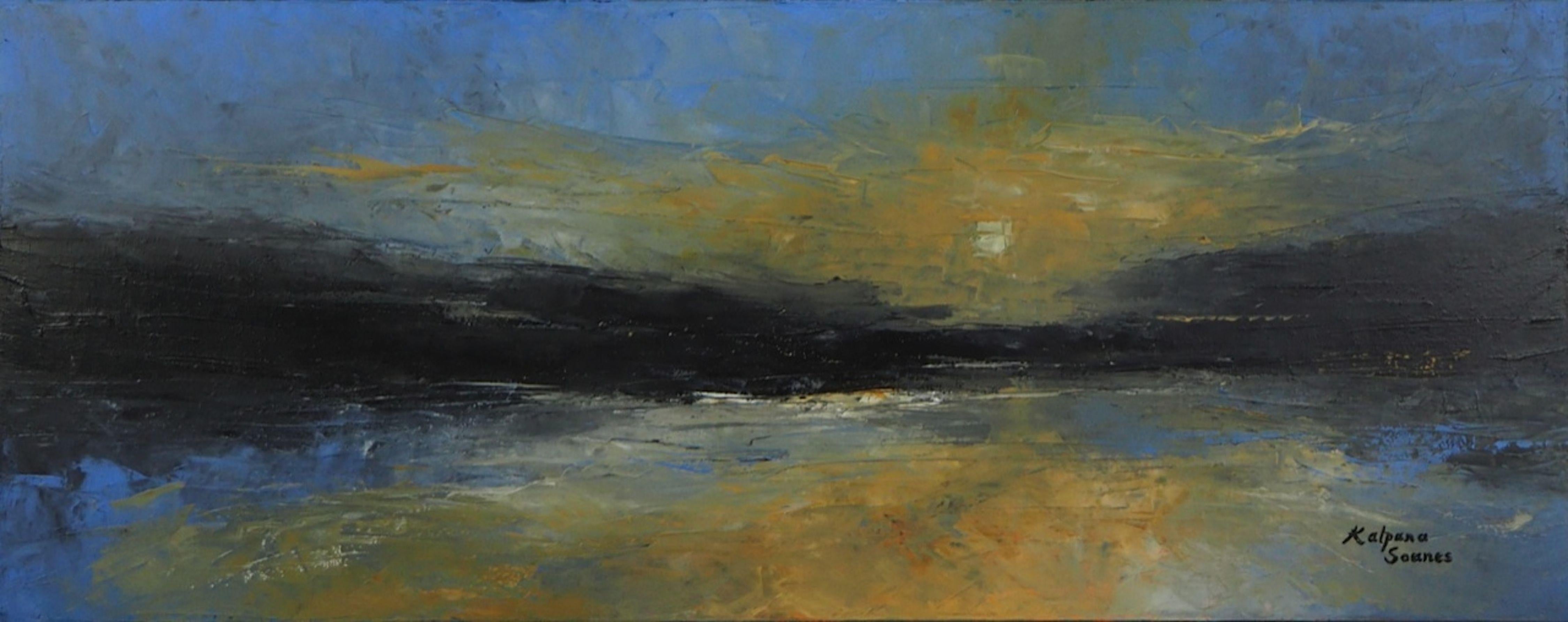 Poignant Shore, Gemälde, Öl auf Leinwand